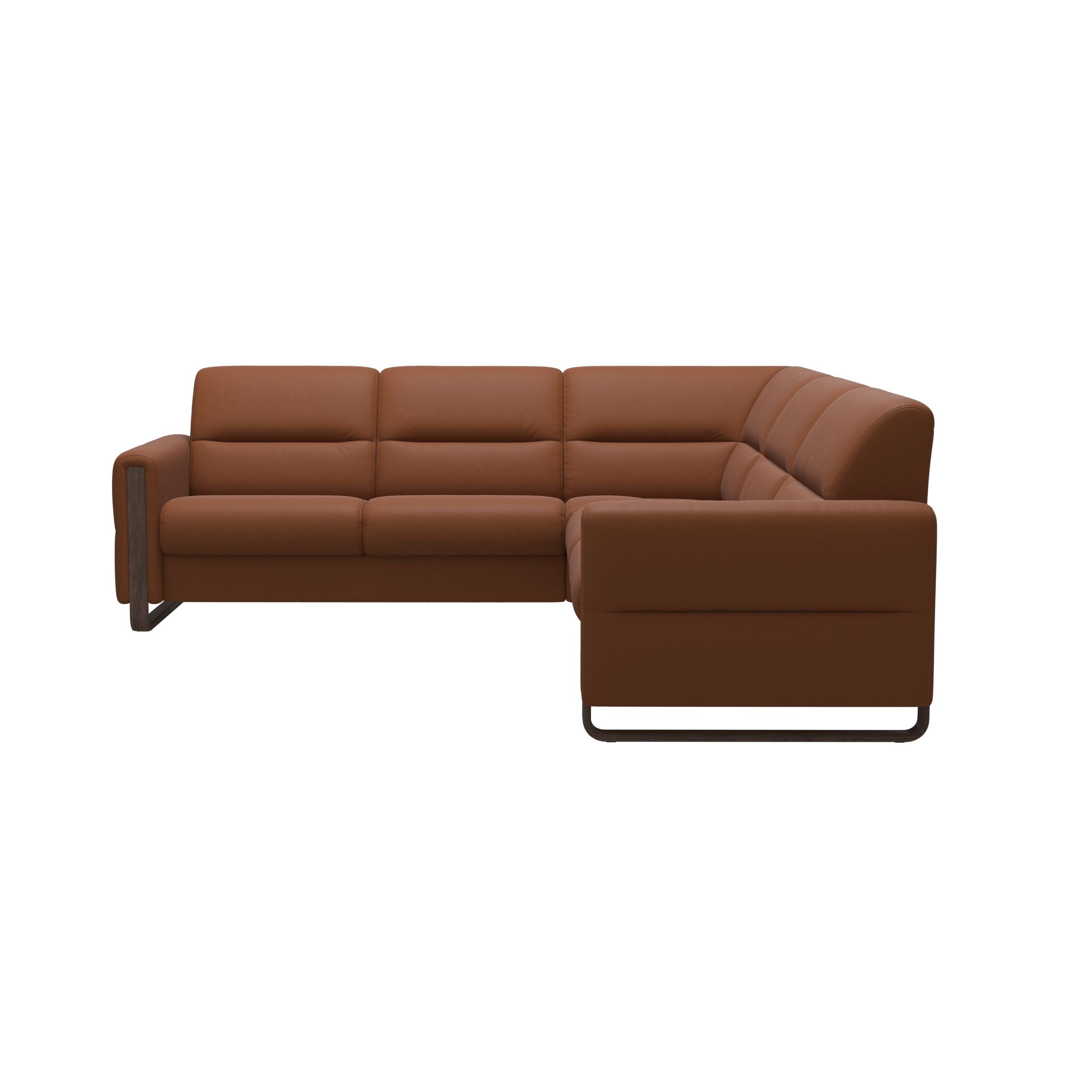 Stressless® Fiona hjørnesofa med træ, 2,5-personers – Paloma læder – billede 26
