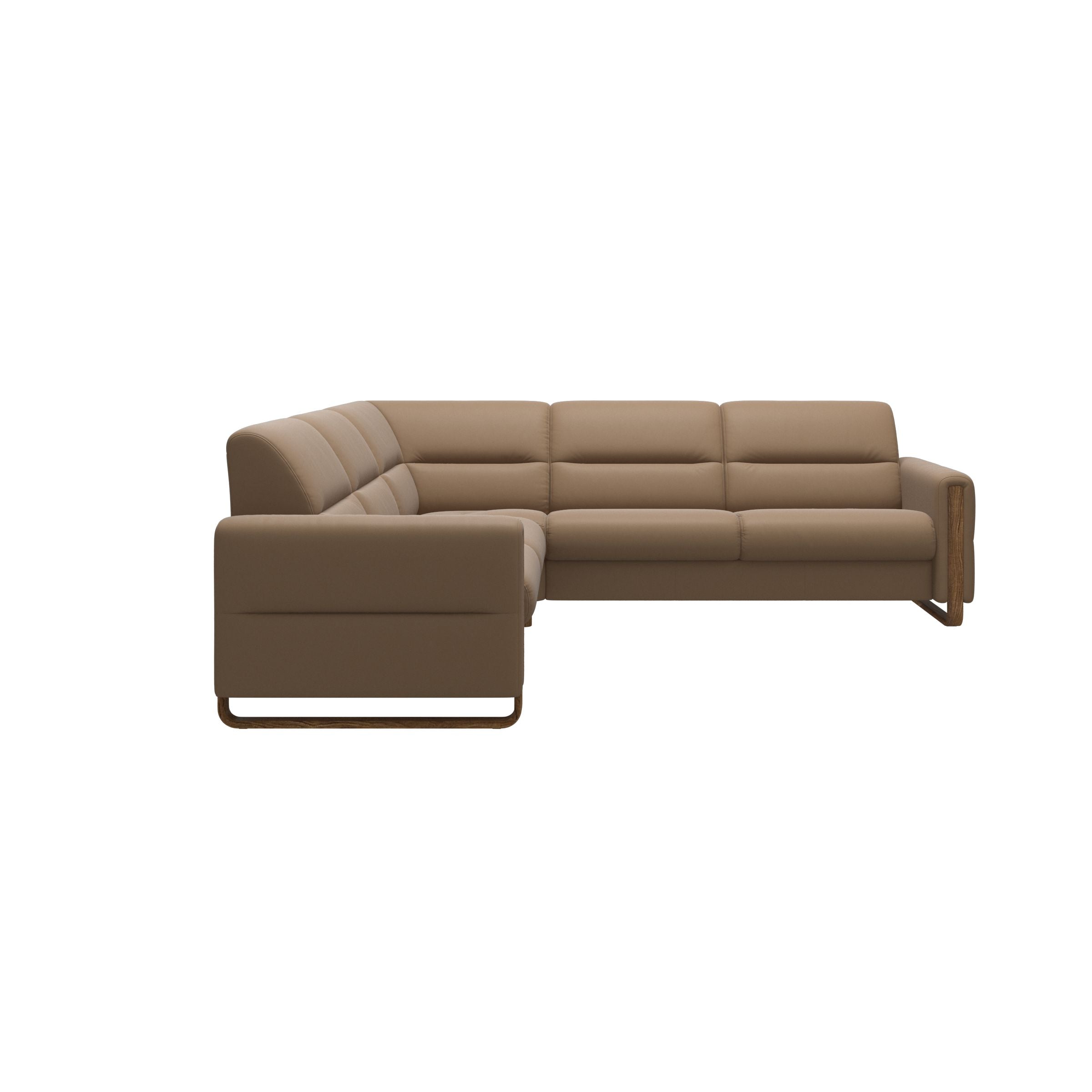 Stressless® Fiona hjørnesofa med træ, 2,5-personers – Paloma læder – billede 17