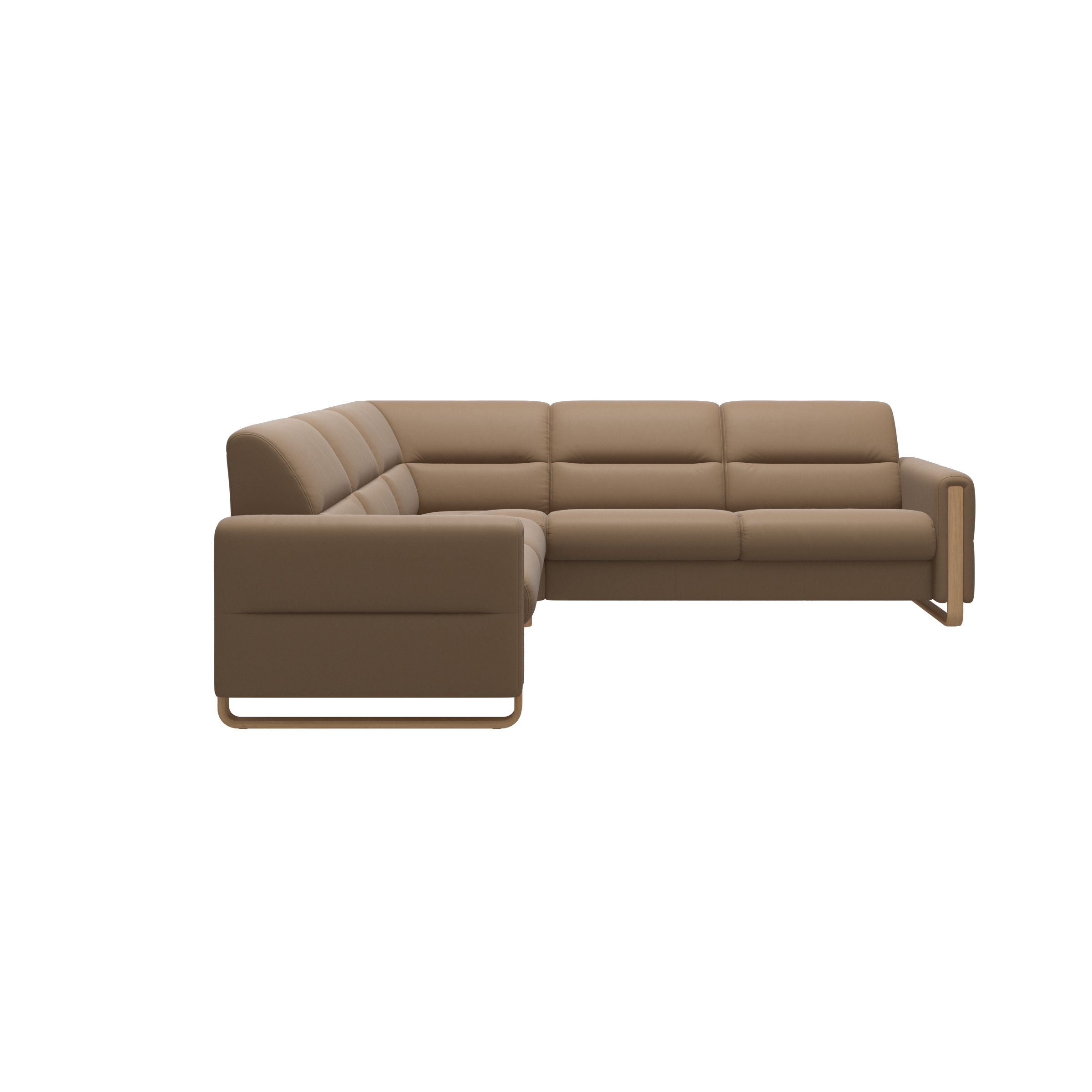 Stressless® Fiona hjørnesofa med træ, 2,5-personers – Paloma læder – billede 19