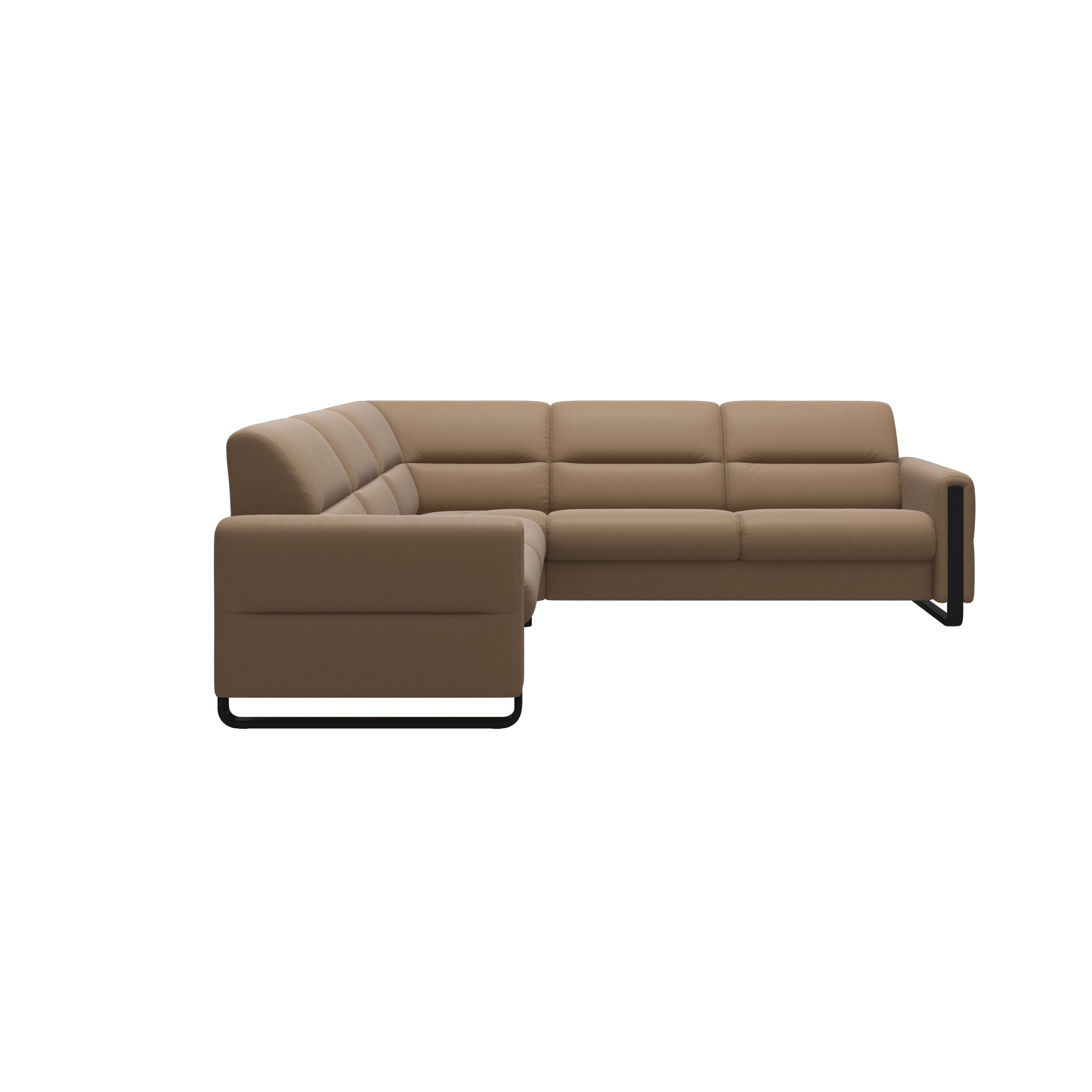 Stressless® Fiona hjørnesofa med træ, 2,5-personers – Paloma læder – billede 20