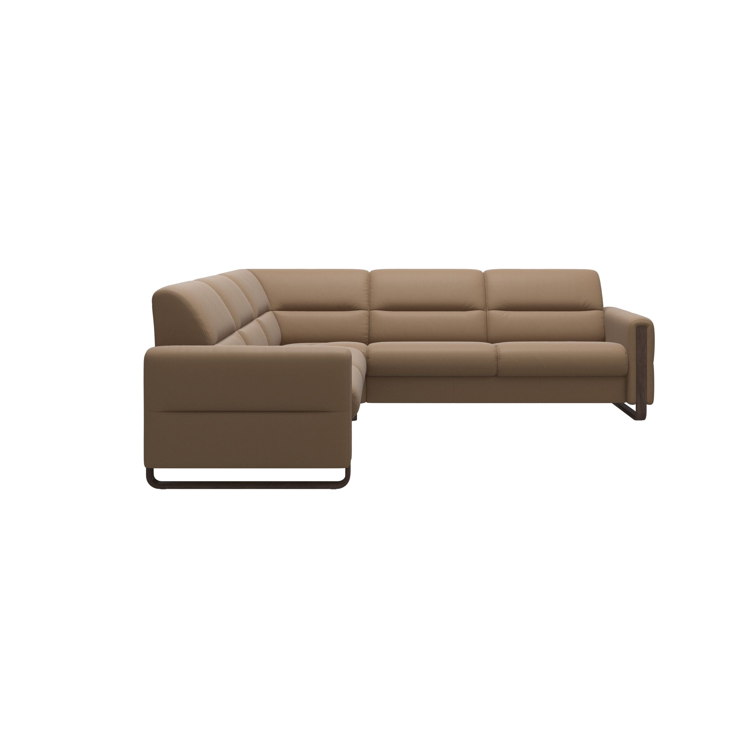 Stressless® Fiona hjørnesofa med træ, 2,5-personers – Paloma læder – billede 23