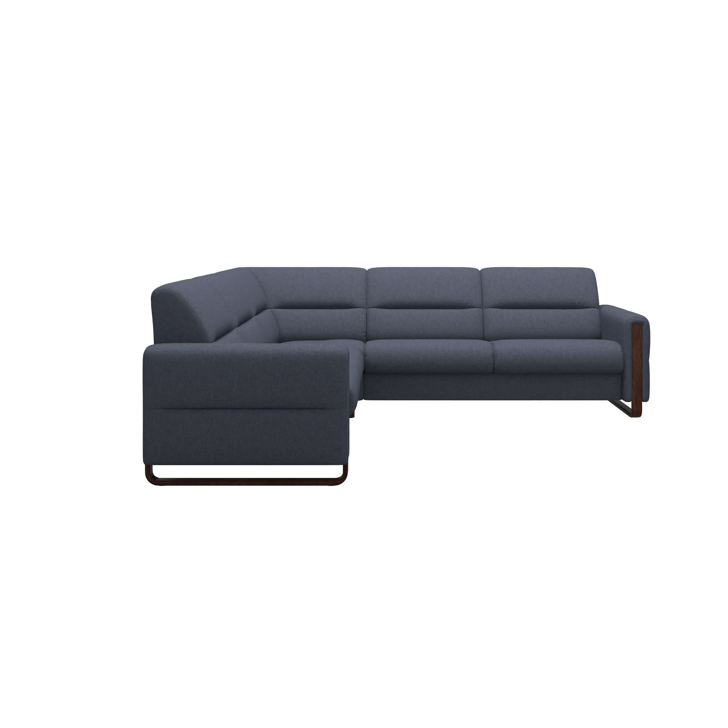 Stressless® Fiona hjørnesofa med træ, 2,5-personers – Calido stof – billede 18