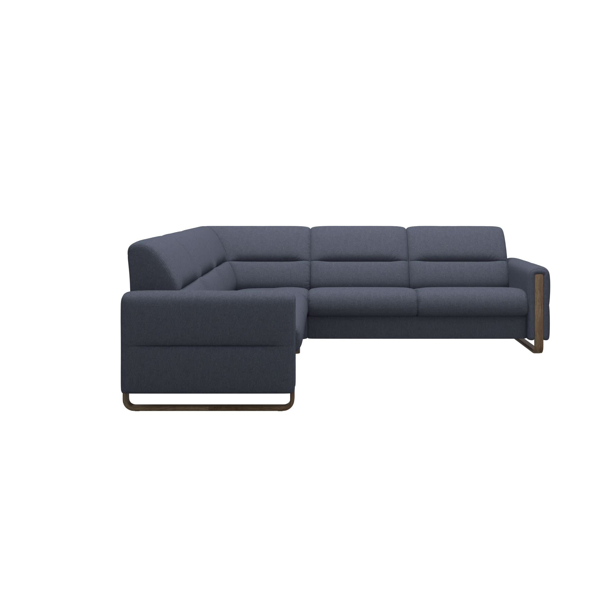Stressless® Fiona hjørnesofa med træ, 2,5-personers – Calido stof – billede 24