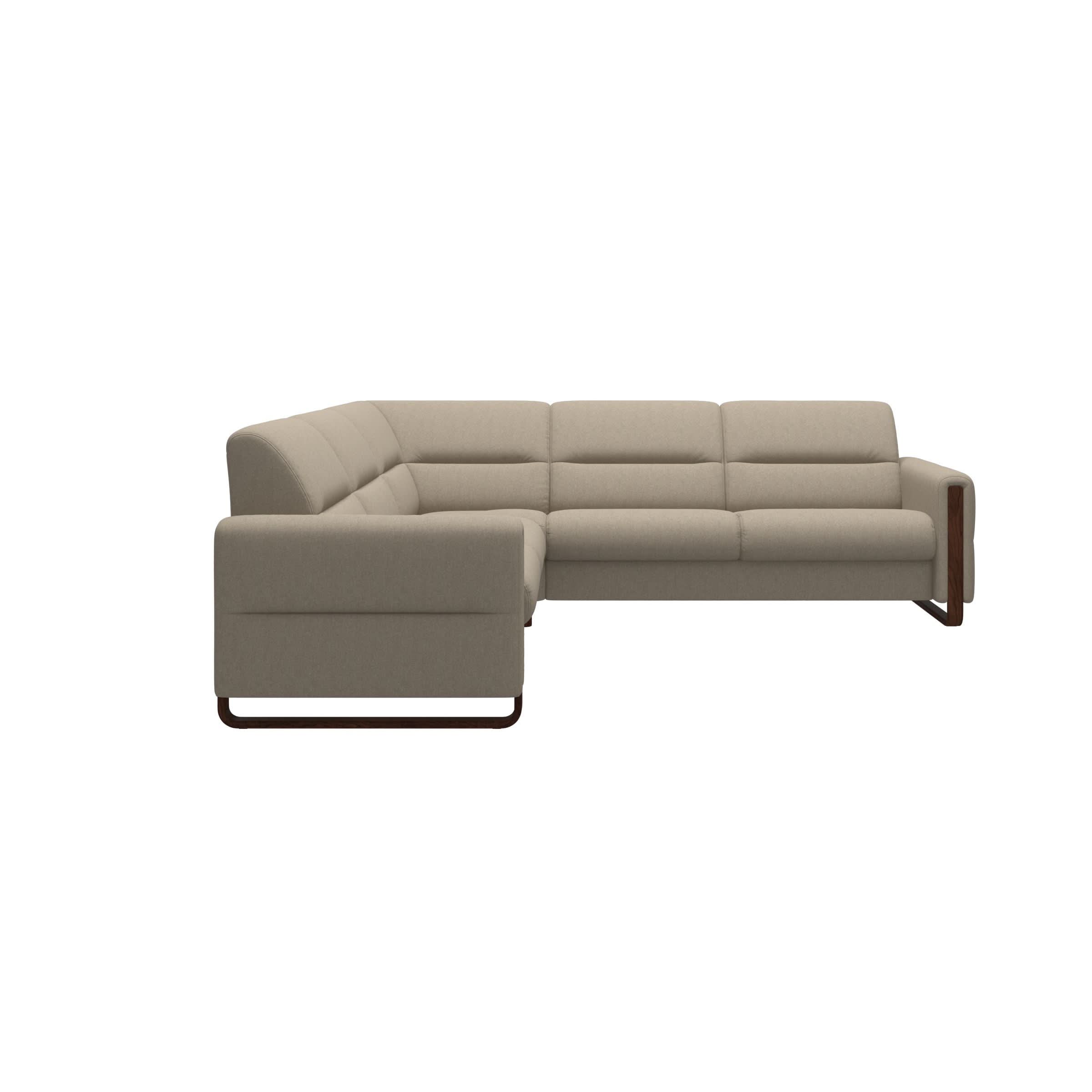 Stressless® Fiona hjørnesofa med træ, 2,5-personers – Calido stof – billede 10