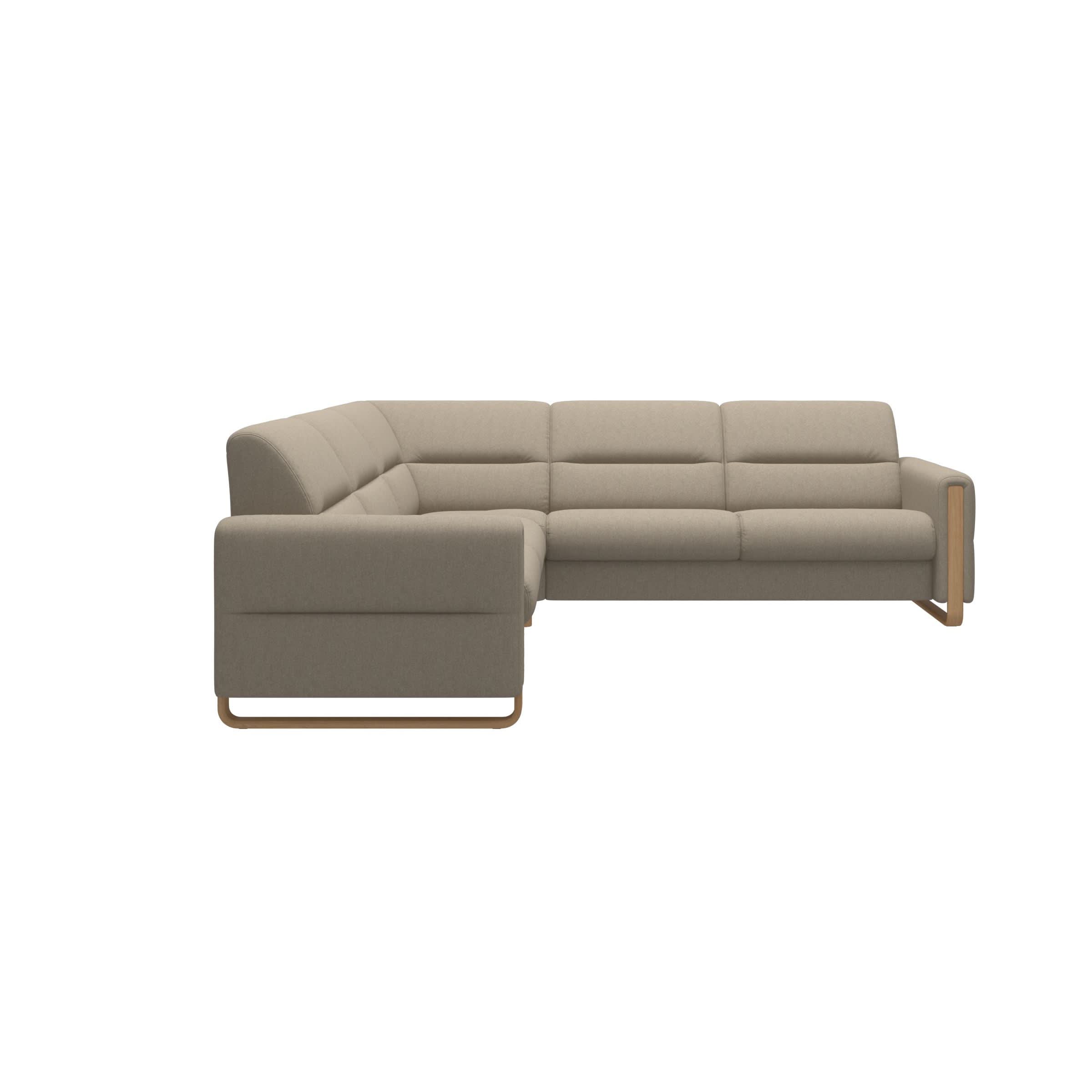 Stressless® Fiona hjørnesofa med træ, 2,5-personers – Calido stof – billede 11
