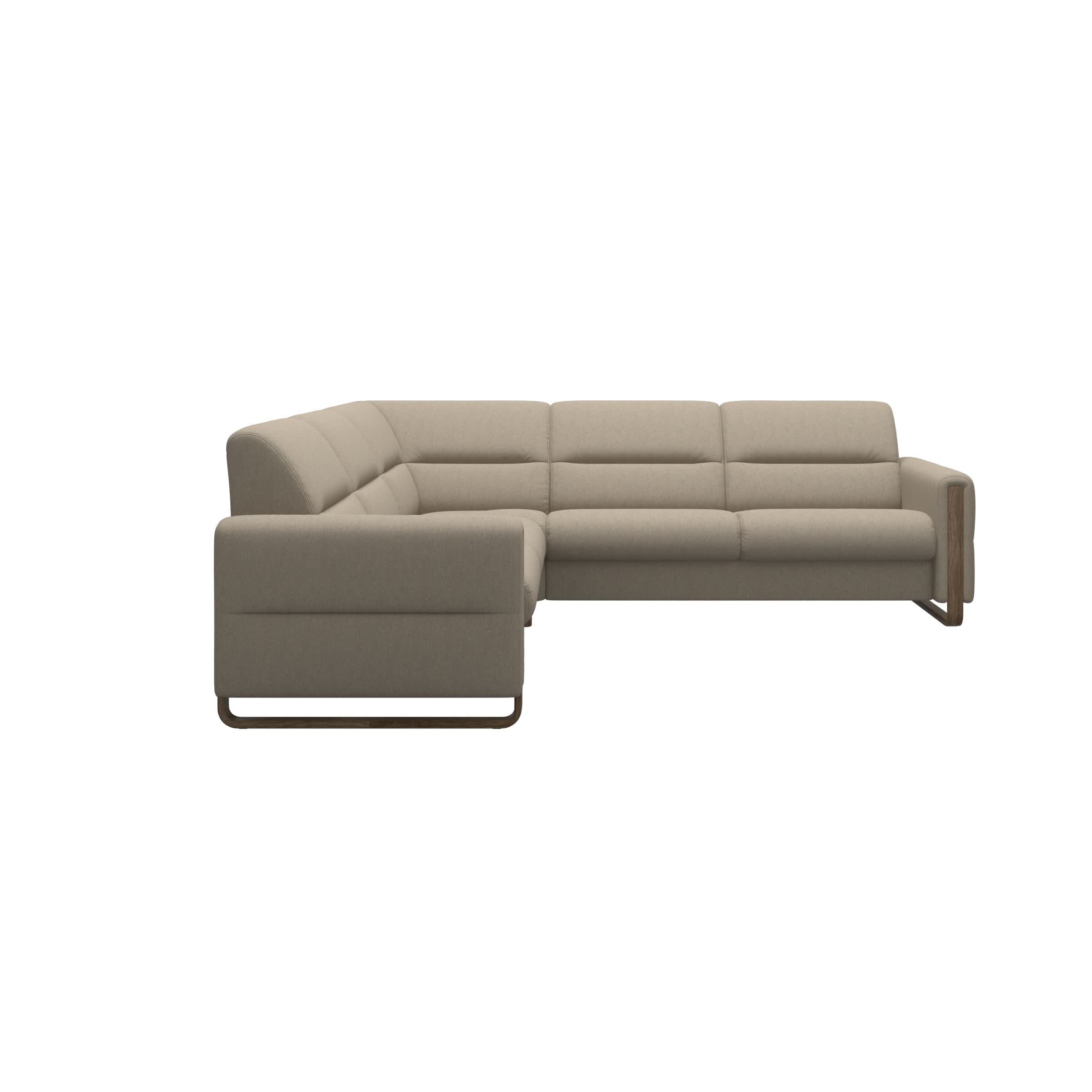 Stressless® Fiona hjørnesofa med træ, 2,5-personers – Calido stof – billede 16