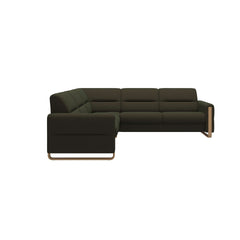 Stressless® Fiona hjørnesofa med træ, 2,5-personers – Calido stof – billede 3