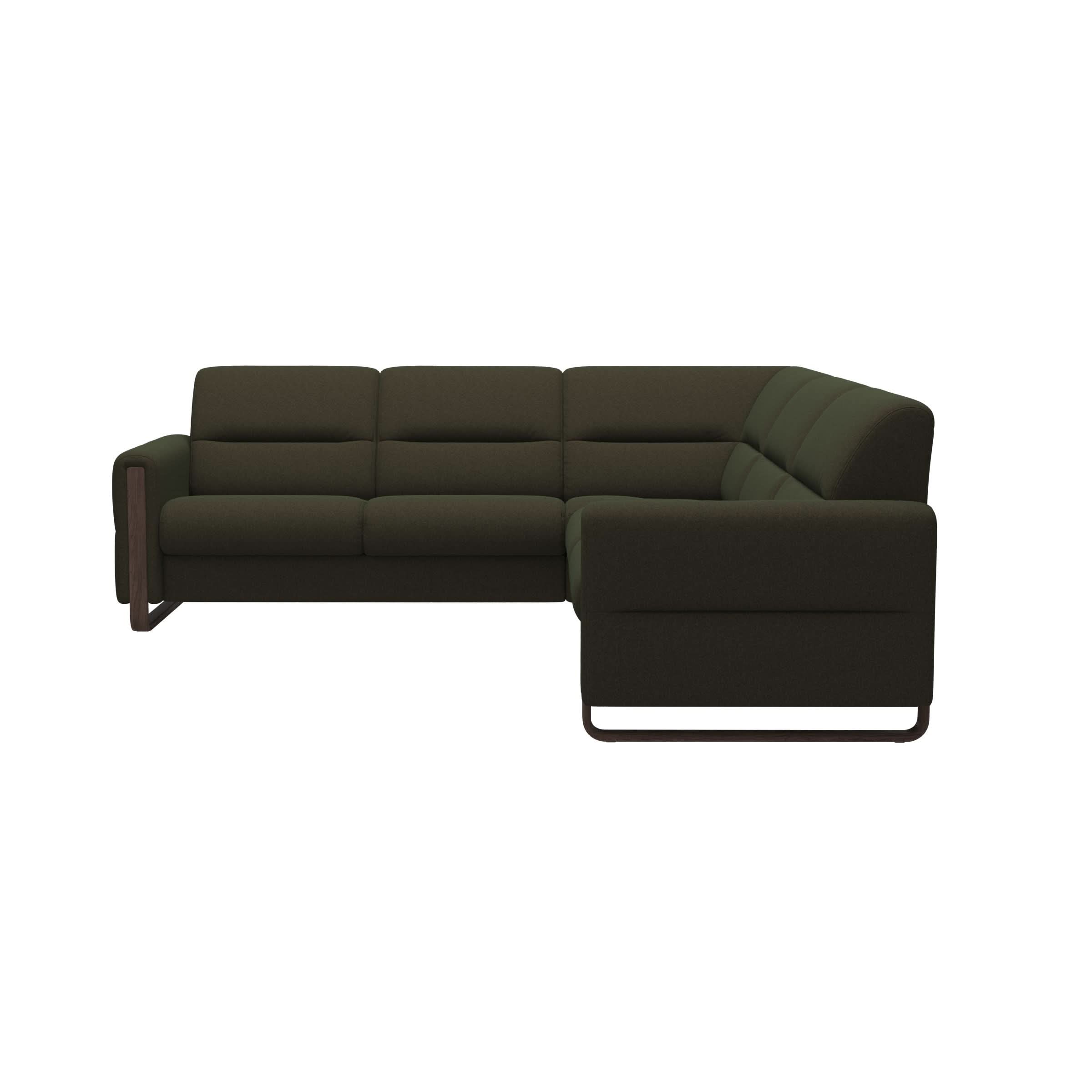 Stressless® Fiona hjørnesofa med træ, 2,5-personers – Calido stof – billede 26