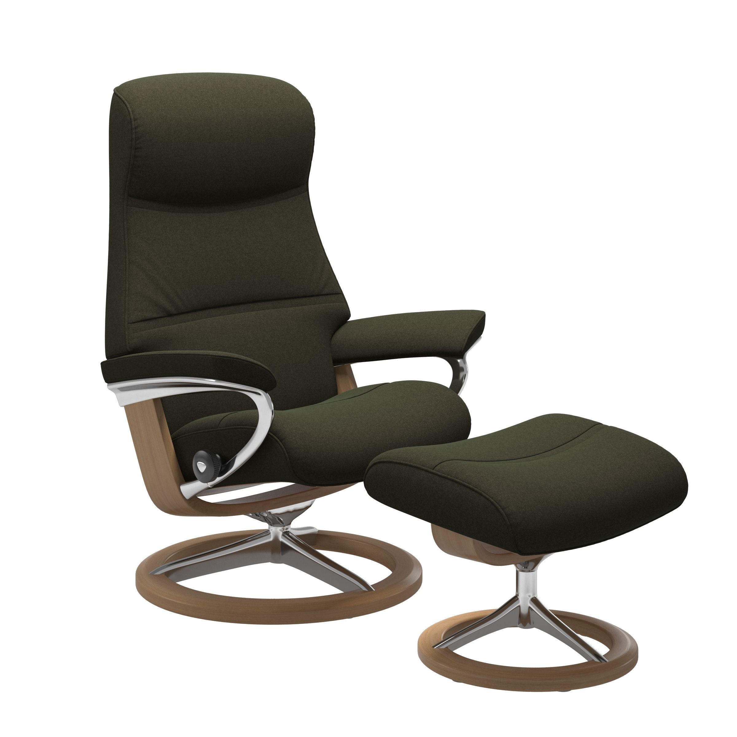 Stressless® Philip Signature lænestol & skammel – Calido stof – billede 1