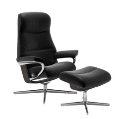 Stressless® Philip Cross lænestol & skammel – Paloma læder – billede 3