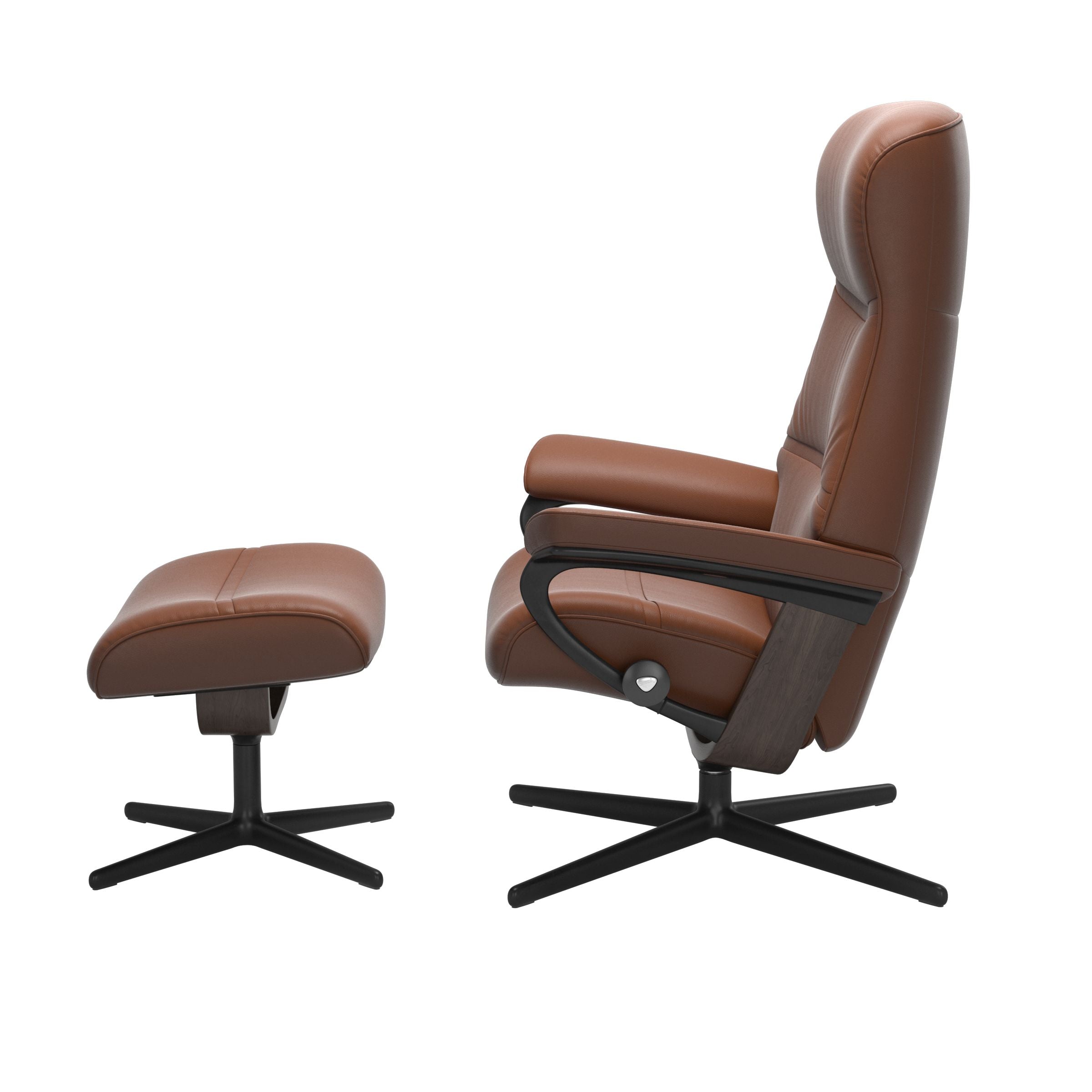 Stressless® Philip Cross lænestol & skammel – Paloma læder – billede 7