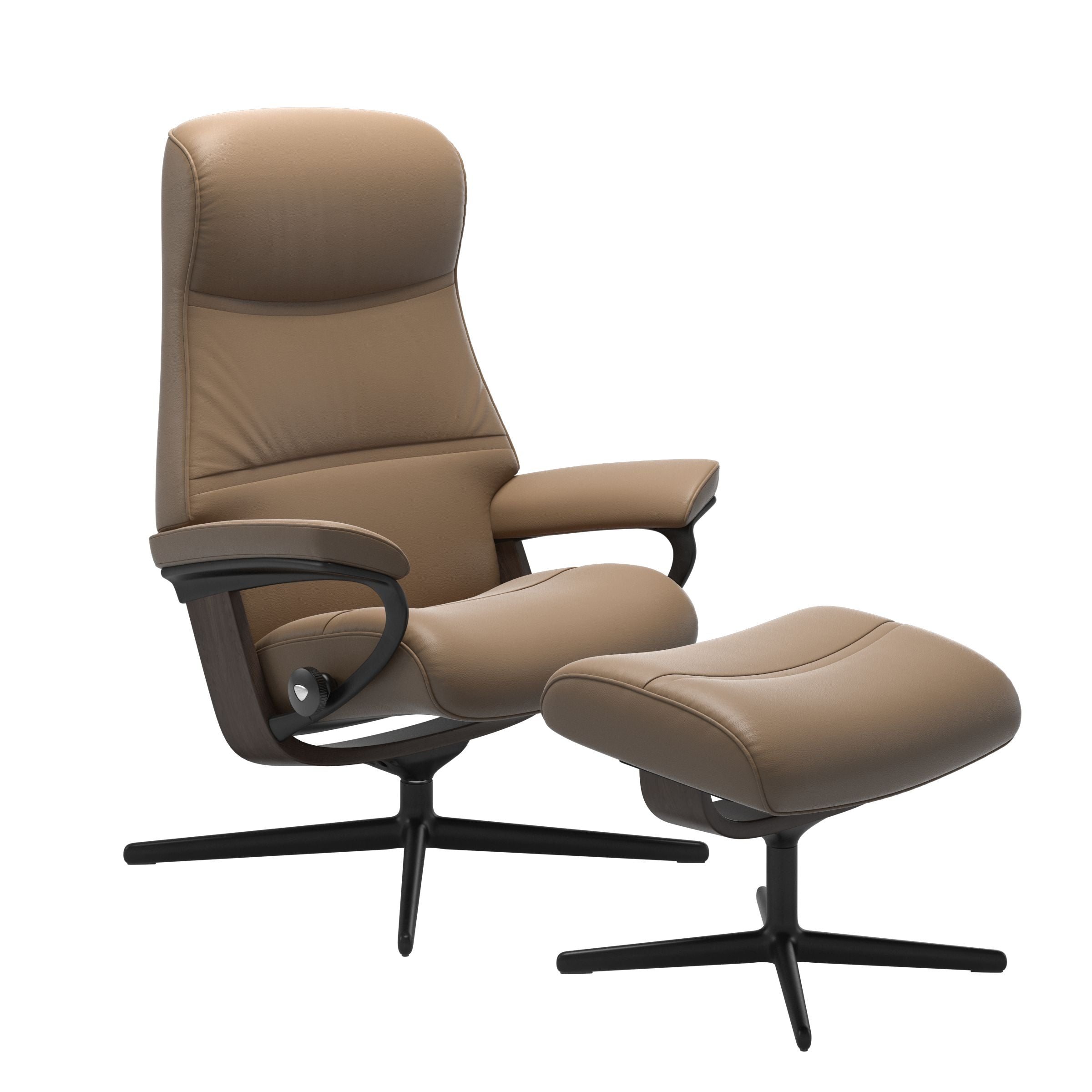 Stressless® Philip Cross lænestol & skammel – Paloma læder – billede 6