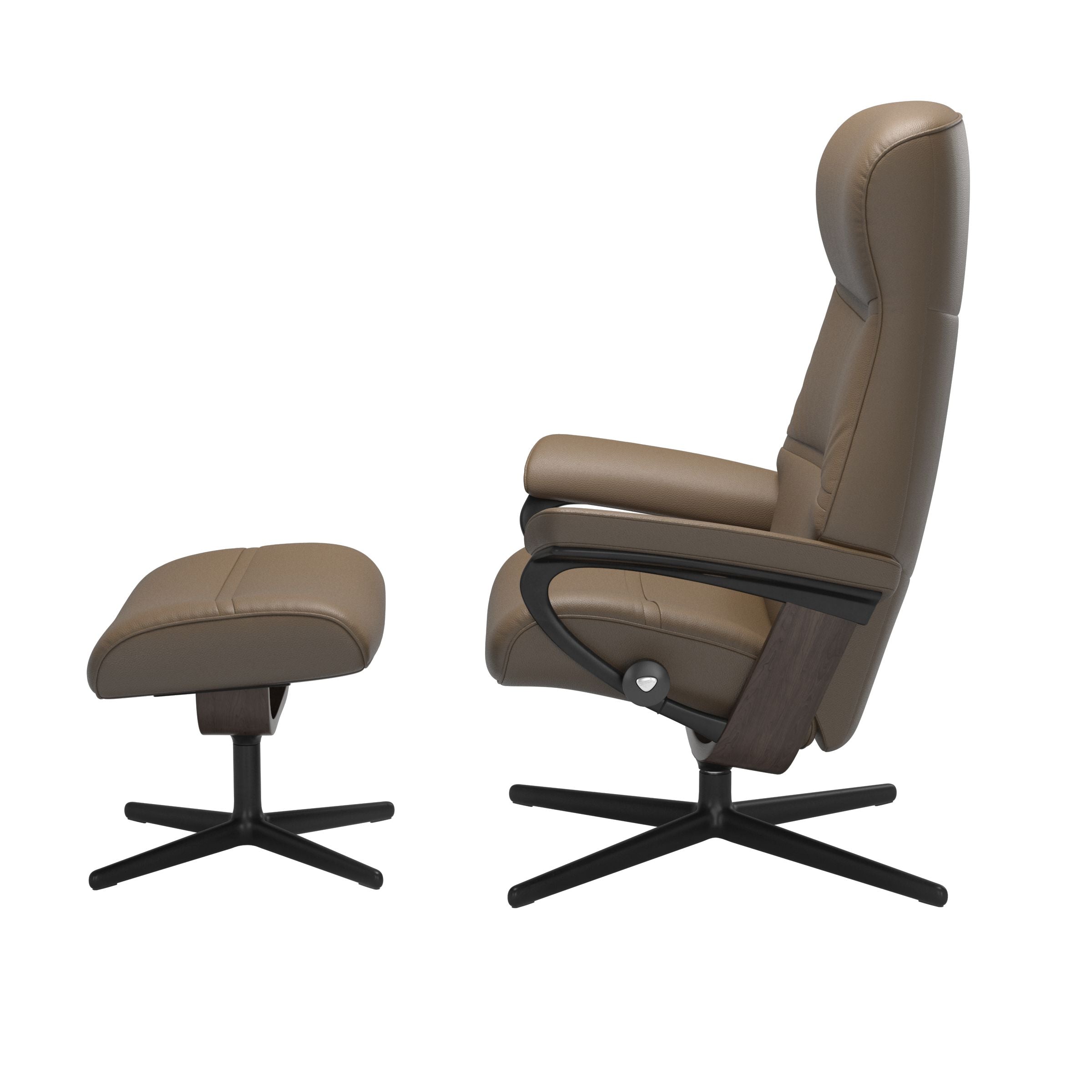 Stressless® Philip Cross lænestol & skammel – Velaro læder – billede 7