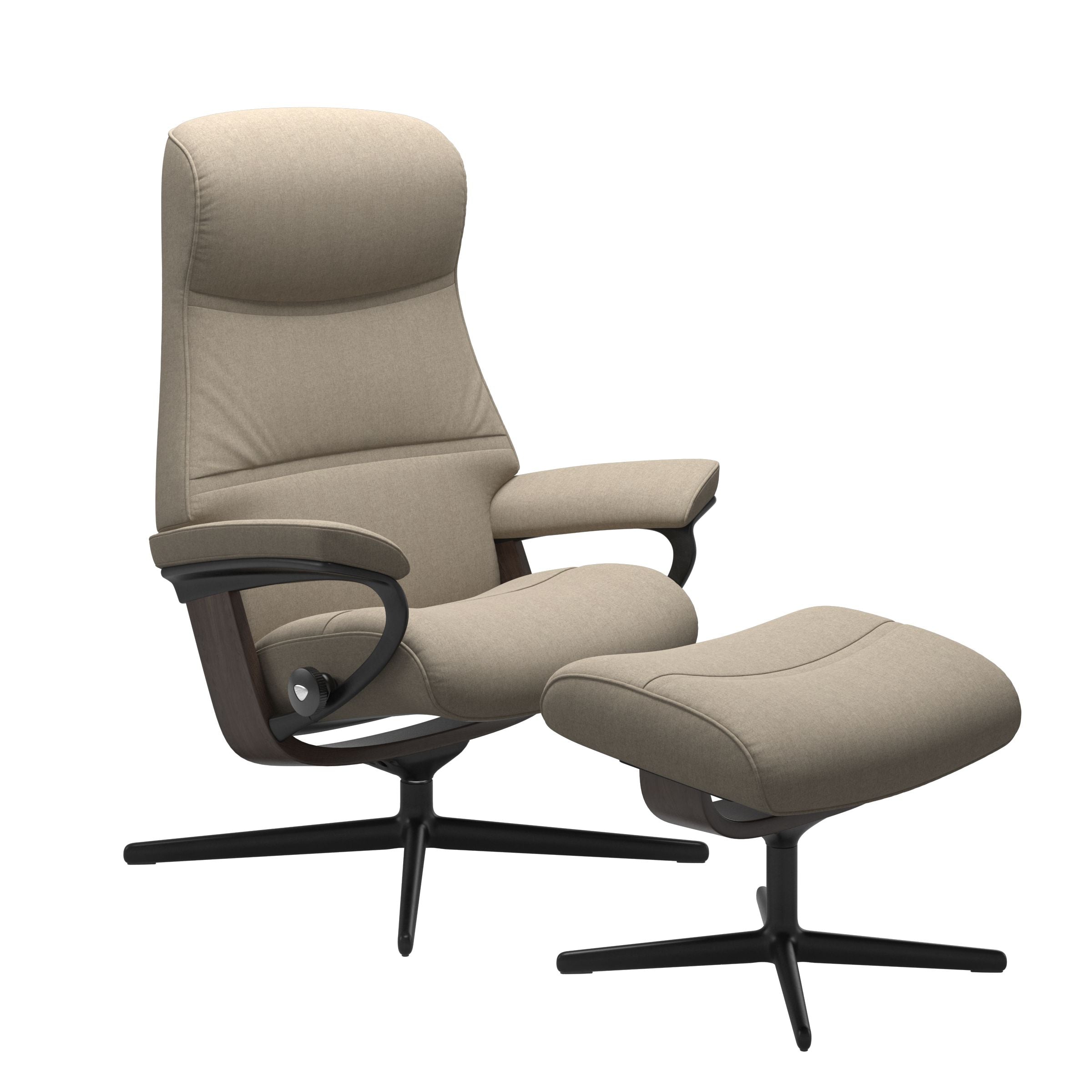 Stressless® Philip Cross lænestol & skammel – Calido stof – billede 4