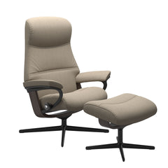 Stressless® Philip Cross lænestol & skammel – Calido stof – billede 4