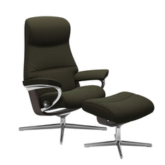 Stressless® Philip Cross lænestol & skammel – Calido stof – billede 1