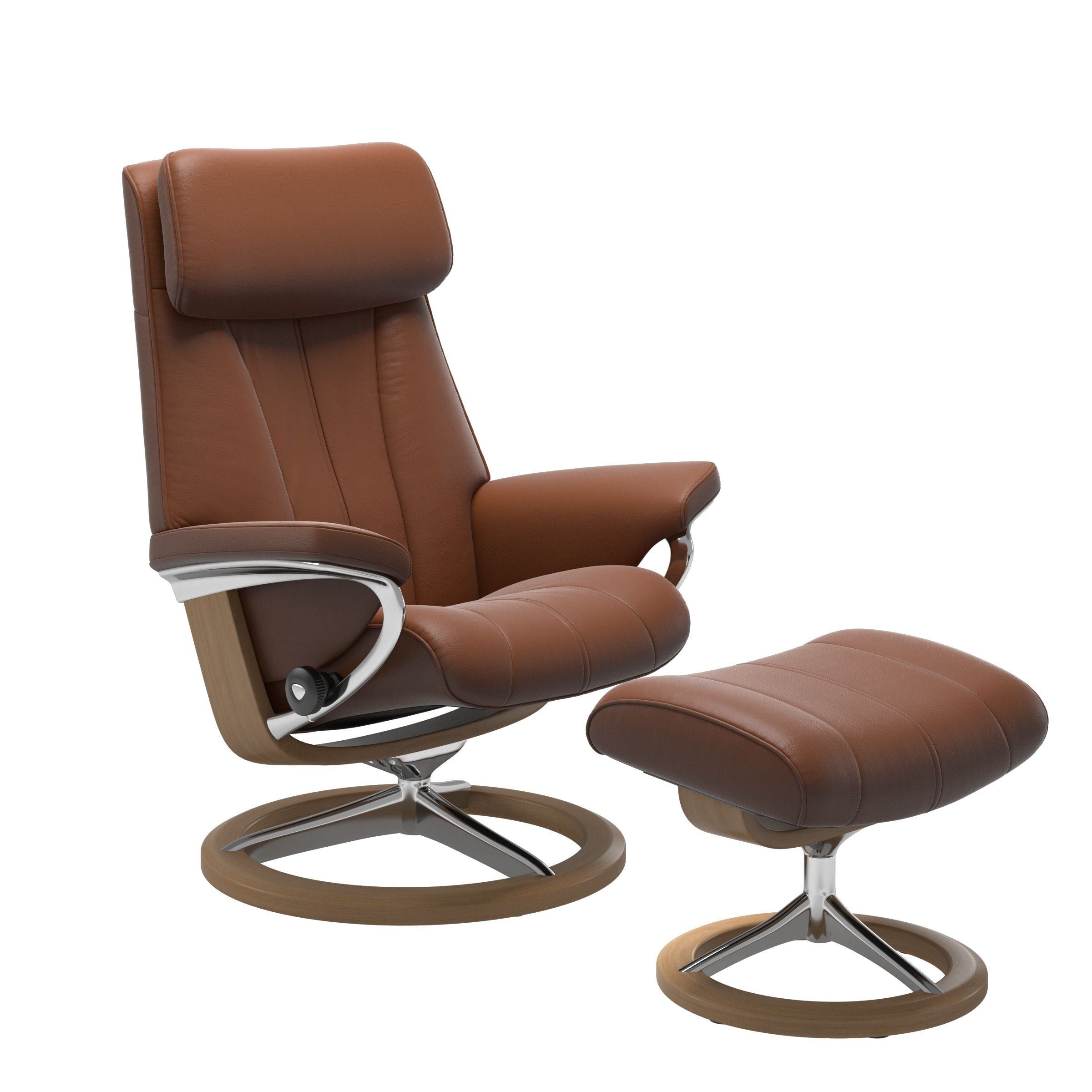 Stressless® Paul Signature lænestol & skammel – Paloma læder – billede 1