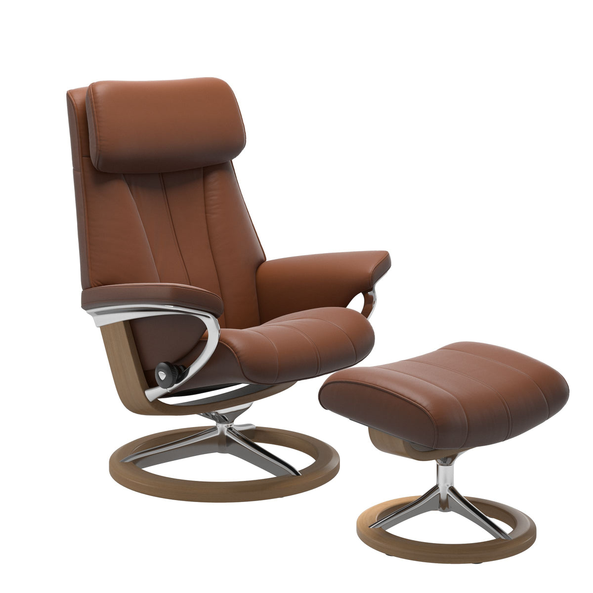 Stressless® Paul Signature lænestol & skammel – Paloma læder – billede 1