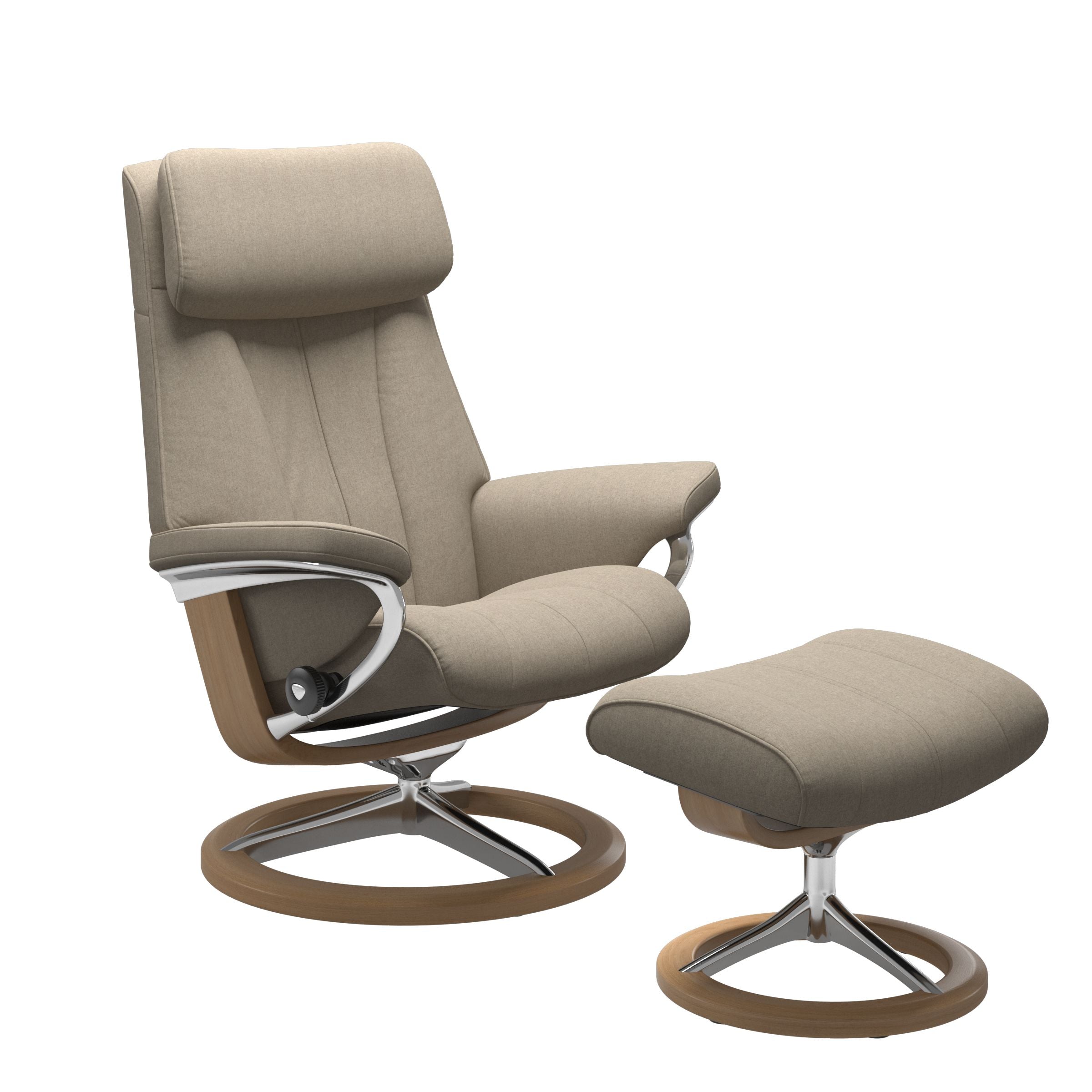 Stressless® Paul Signature lænestol & skammel – Calido stof – billede 3