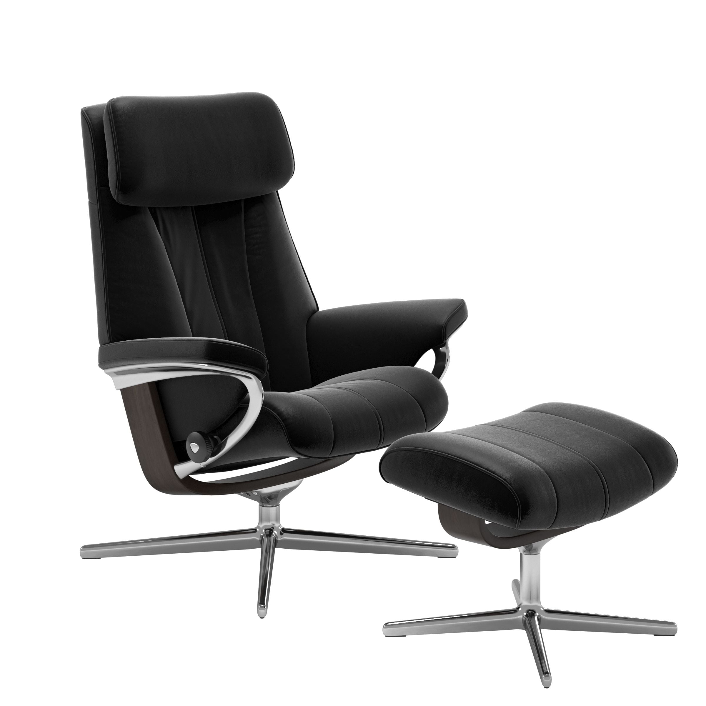 Stressless® Paul Cross lænestol & skammel – Paloma læder – billede 3