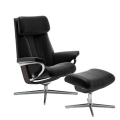 Stressless® Paul Cross lænestol & skammel – Paloma læder – billede 3