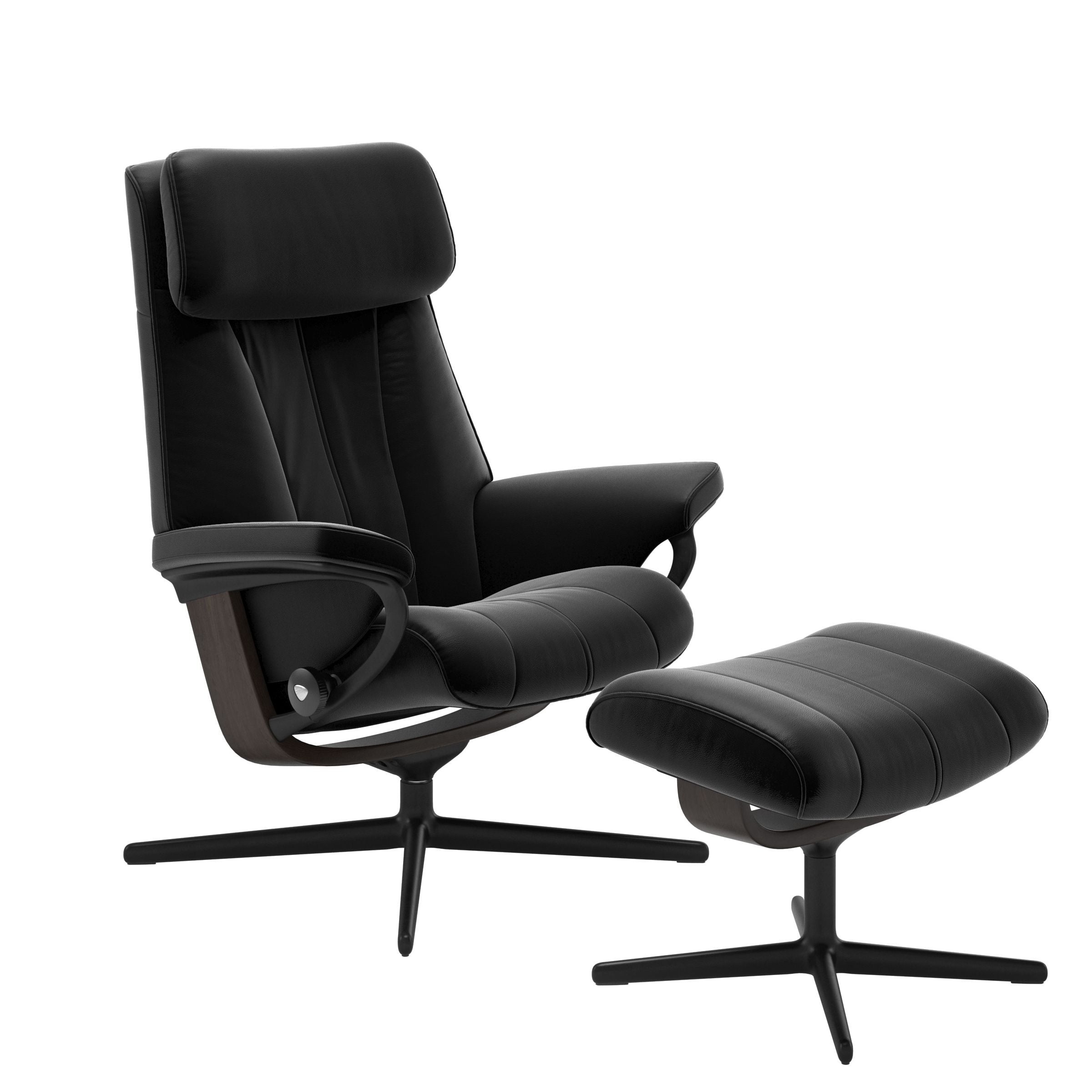 Stressless® Paul Cross lænestol & skammel – Paloma læder – billede 4