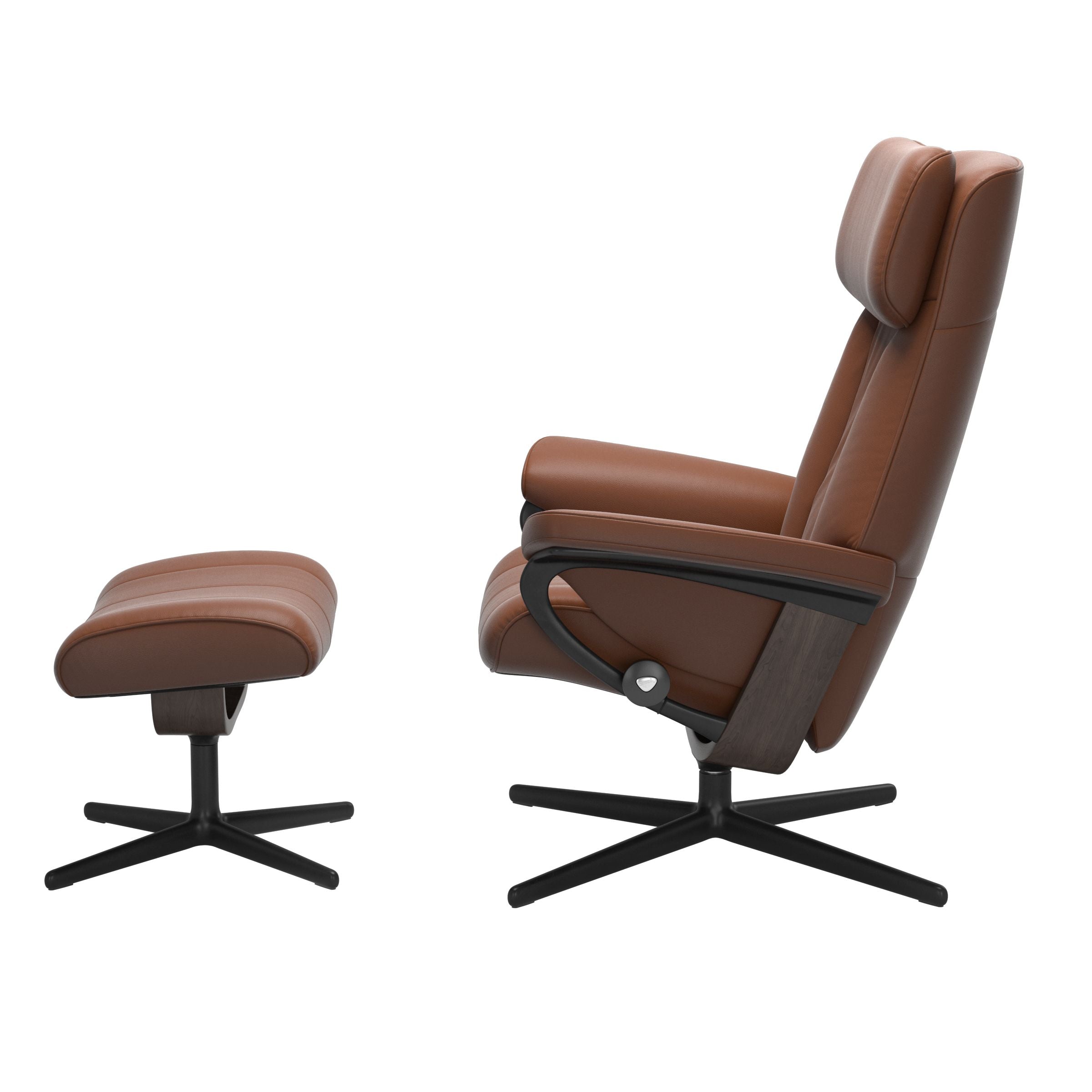 Stressless® Paul Cross lænestol & skammel – Paloma læder – billede 7