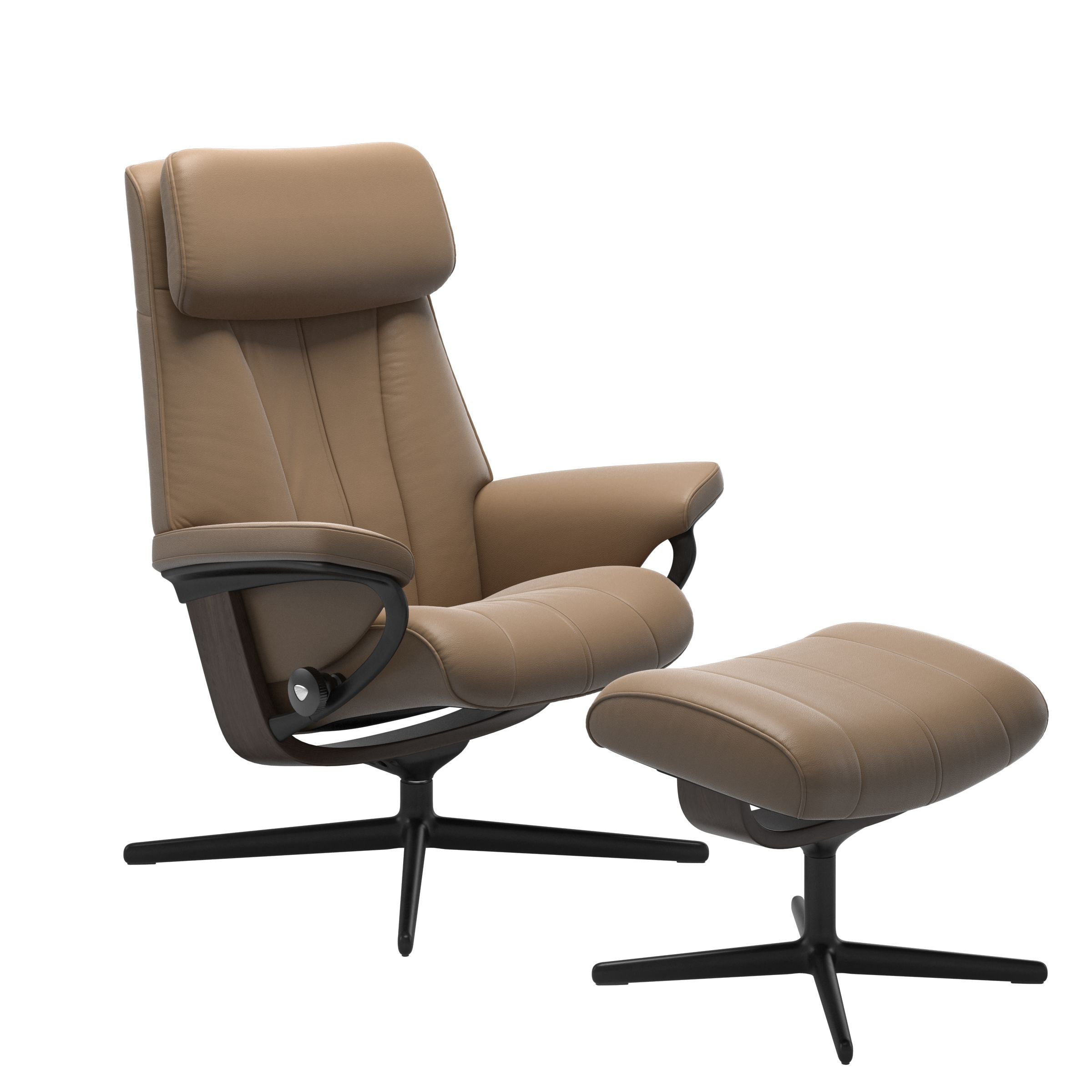 Stressless® Paul Cross lænestol & skammel – Paloma læder – billede 6