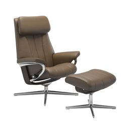 Stressless® Paul Cross lænestol & skammel – Velaro læder – billede 1