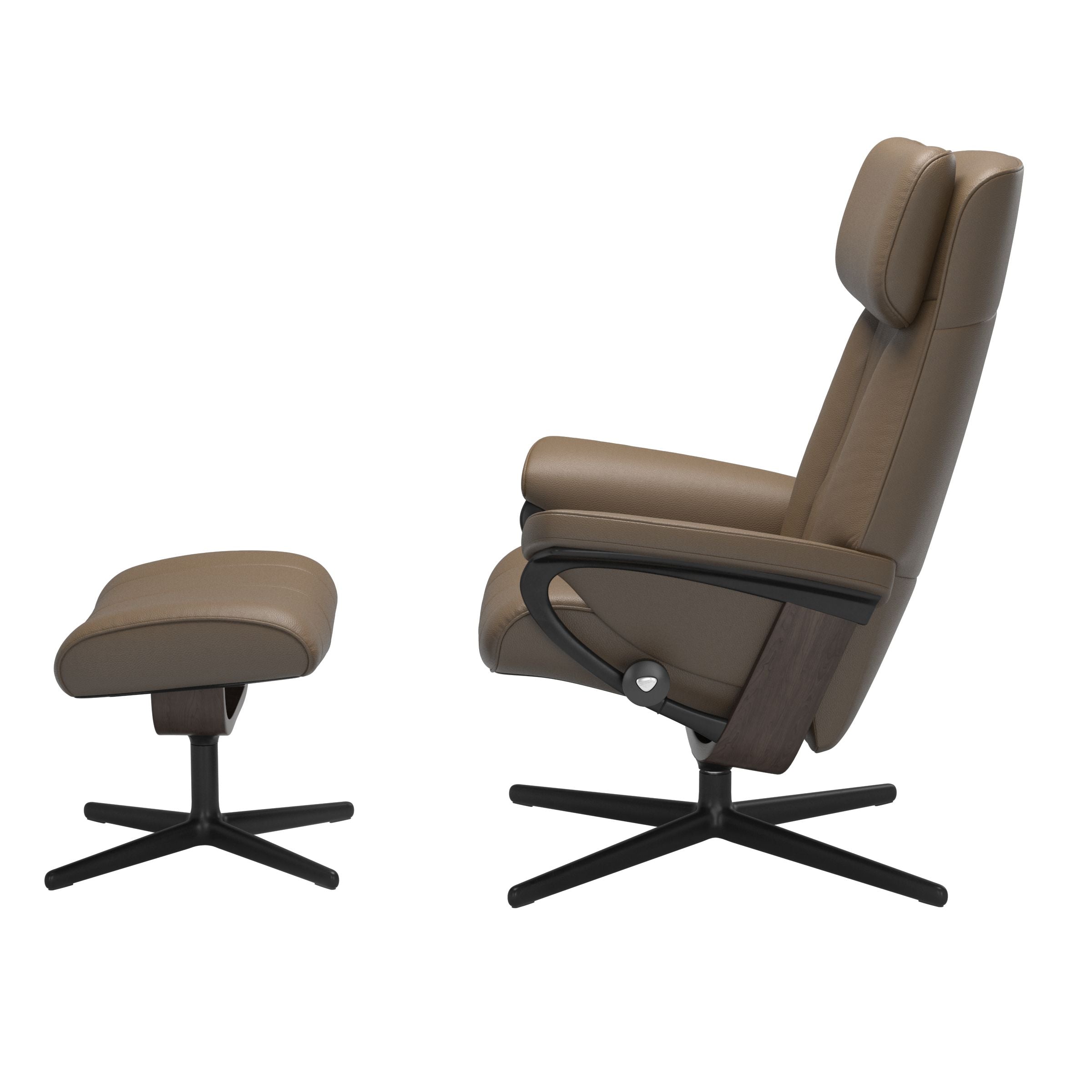 Stressless® Paul Cross lænestol & skammel – Velaro læder – billede 7