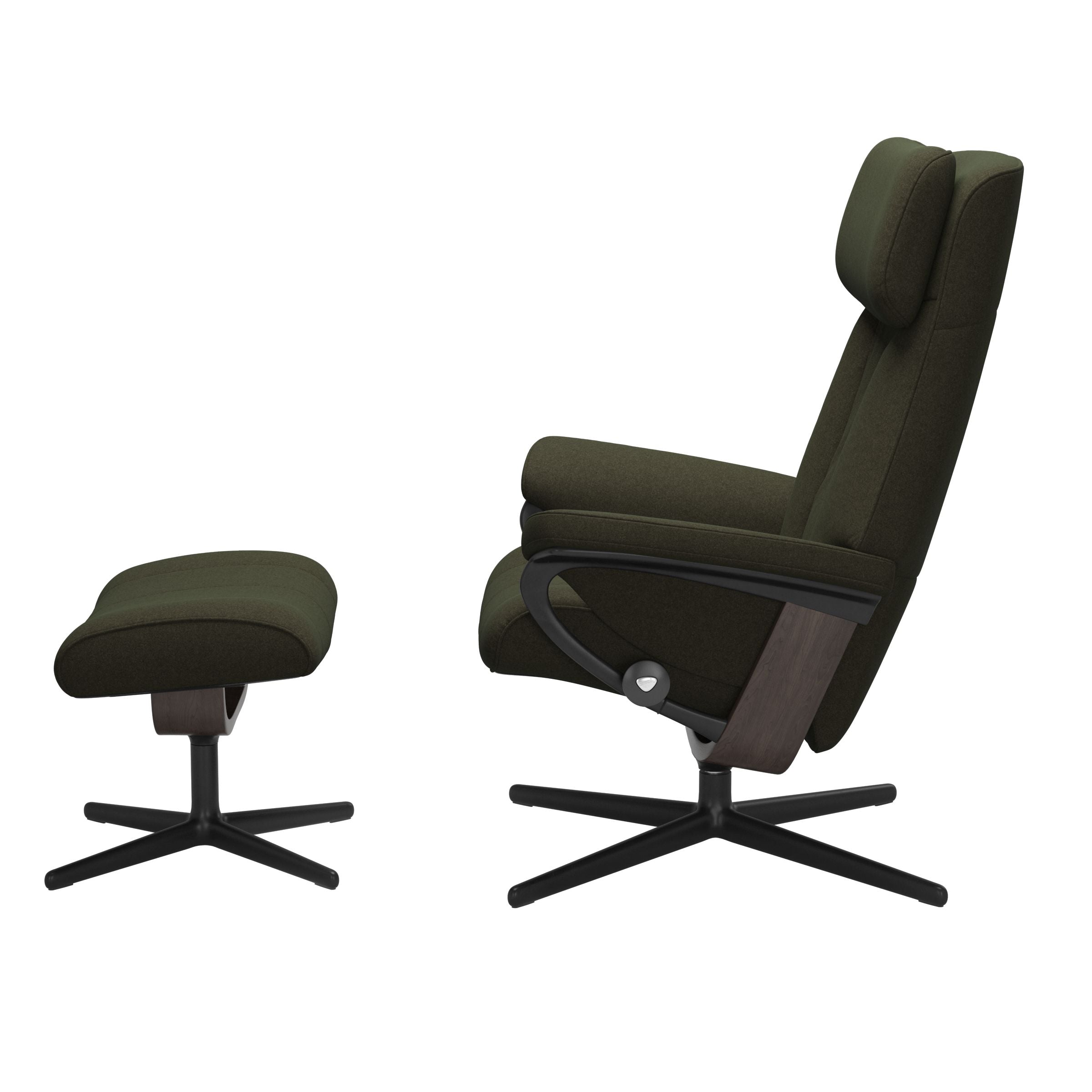 Stressless® Paul Cross lænestol & skammel – Calido stof – billede 7