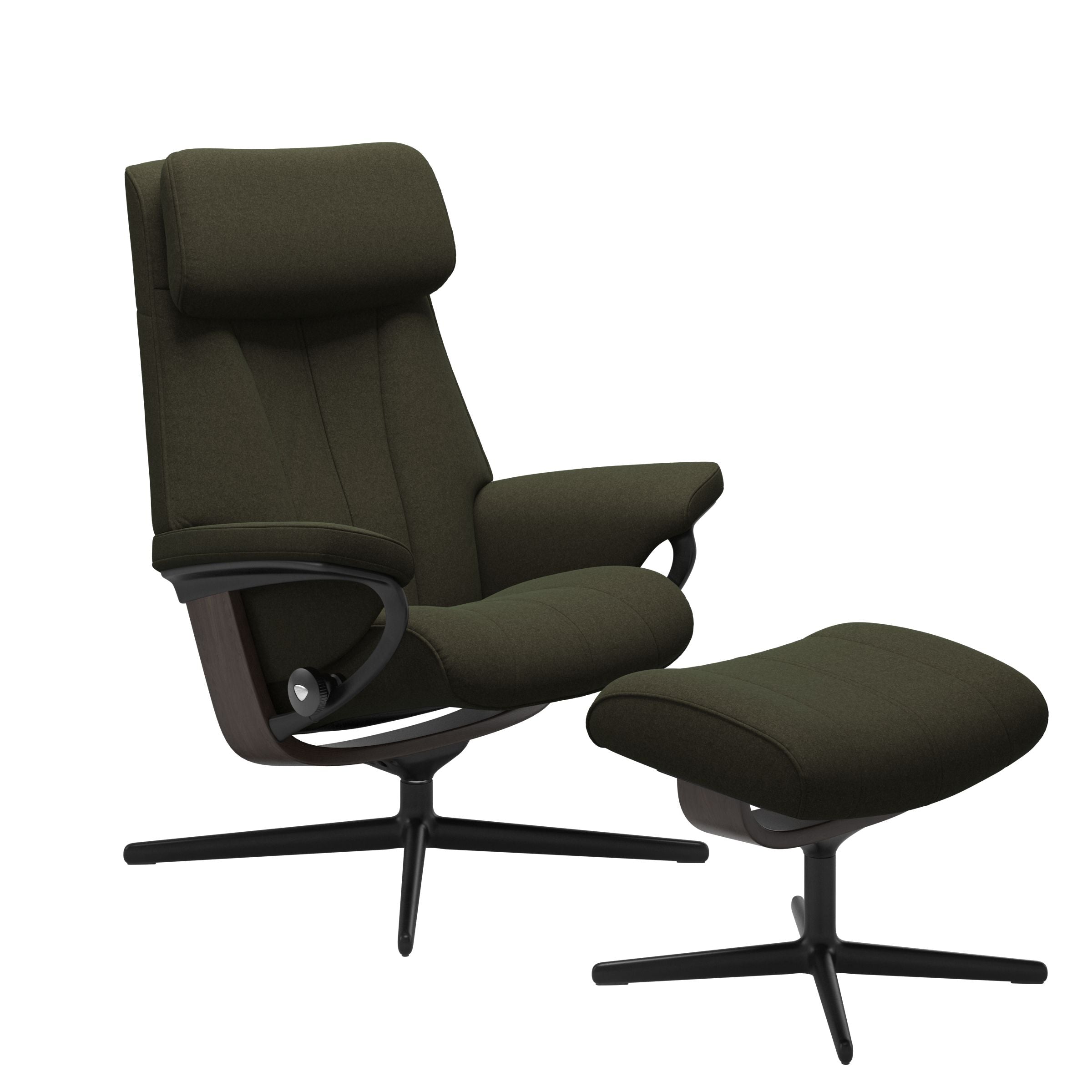 Stressless® Paul Cross lænestol & skammel – Calido stof – billede 2