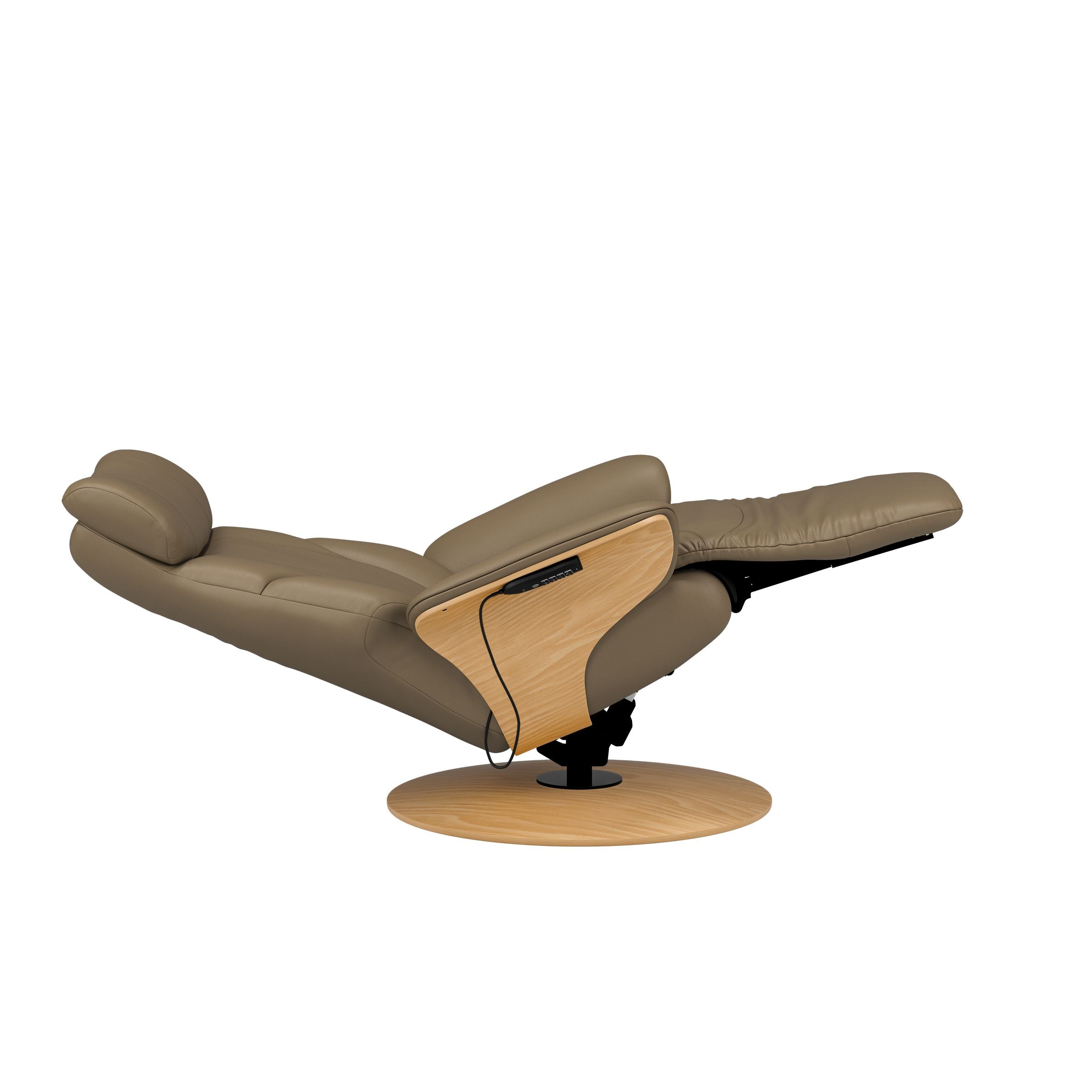 Stressless® Adam Power lænestol med indbygget fodskammel, Disc stel – Velaro læder – billede 9
