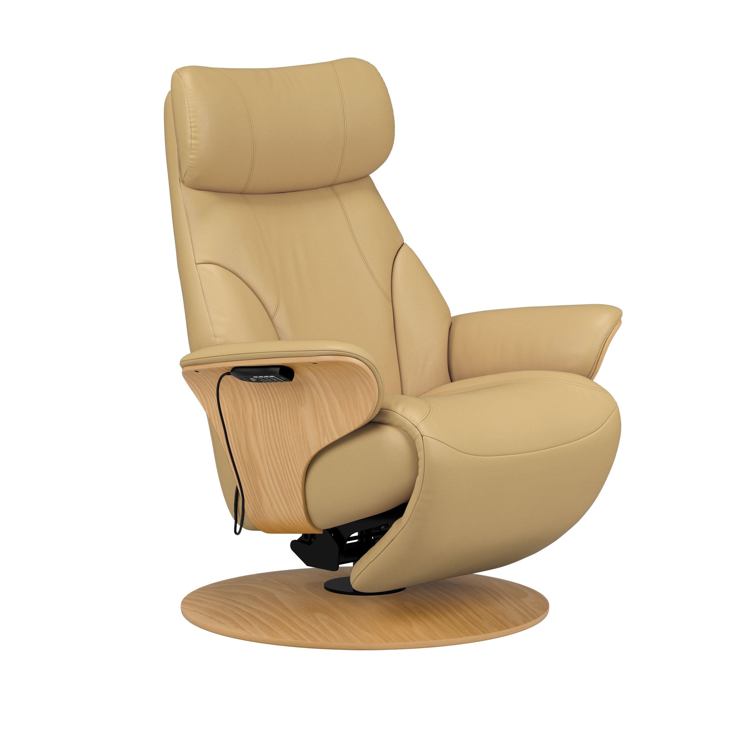 Stressless® Adam Power lænestol med indbygget fodskammel, Disc stel – Velaro læder – billede 6
