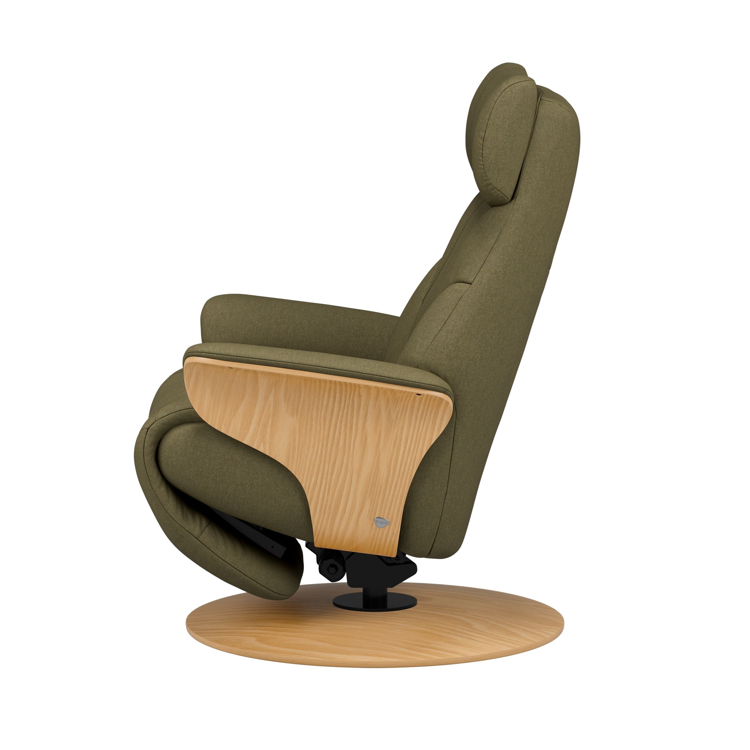 Stressless® Adam Power lænestol med indbygget fodskammel, Disc stel – Calido stof – billede 7