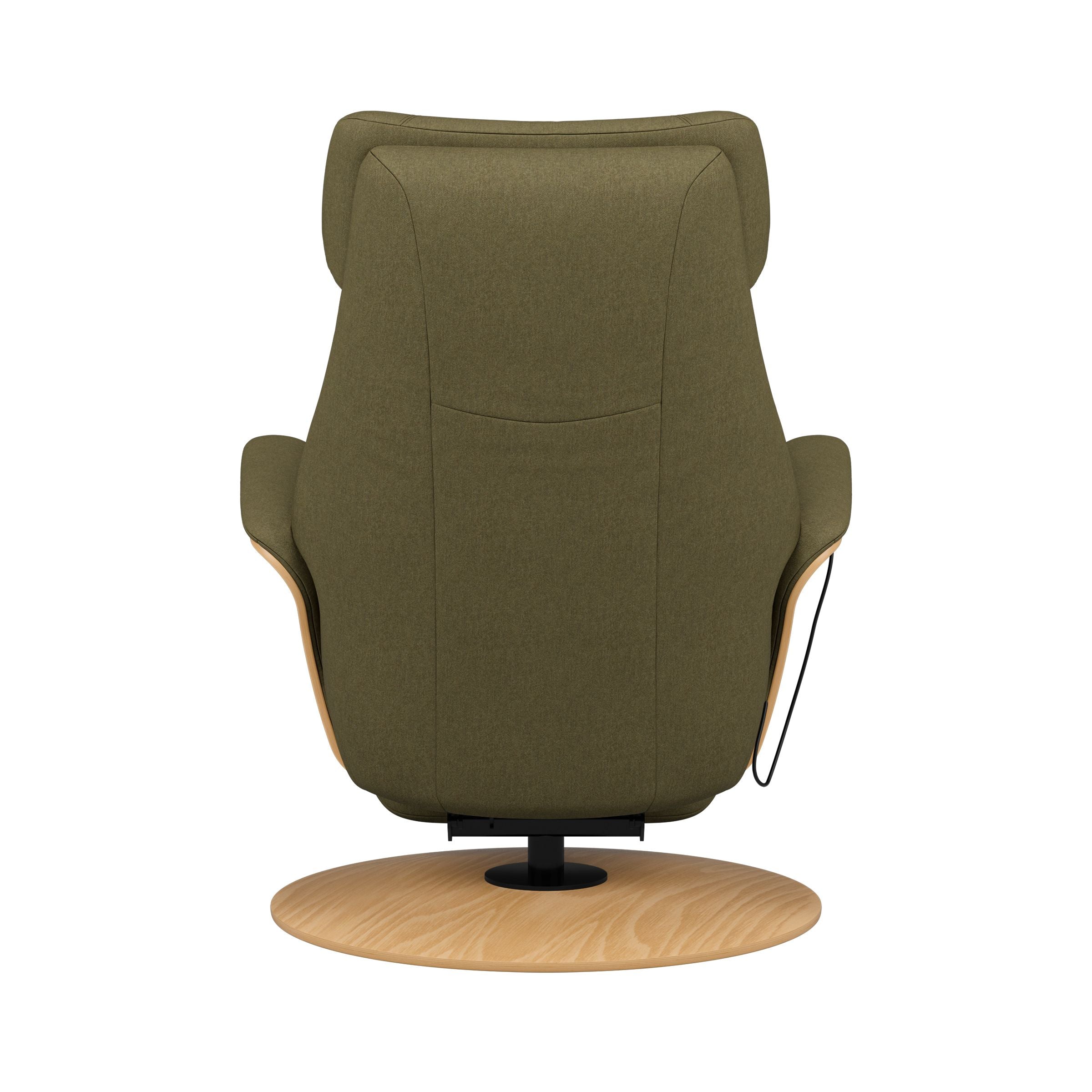 Stressless® Adam Power lænestol med indbygget fodskammel, Disc stel – Calido stof – billede 8