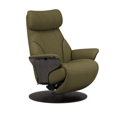 Stressless® Adam Power lænestol med indbygget fodskammel, Disc stel – Calido stof – billede 1