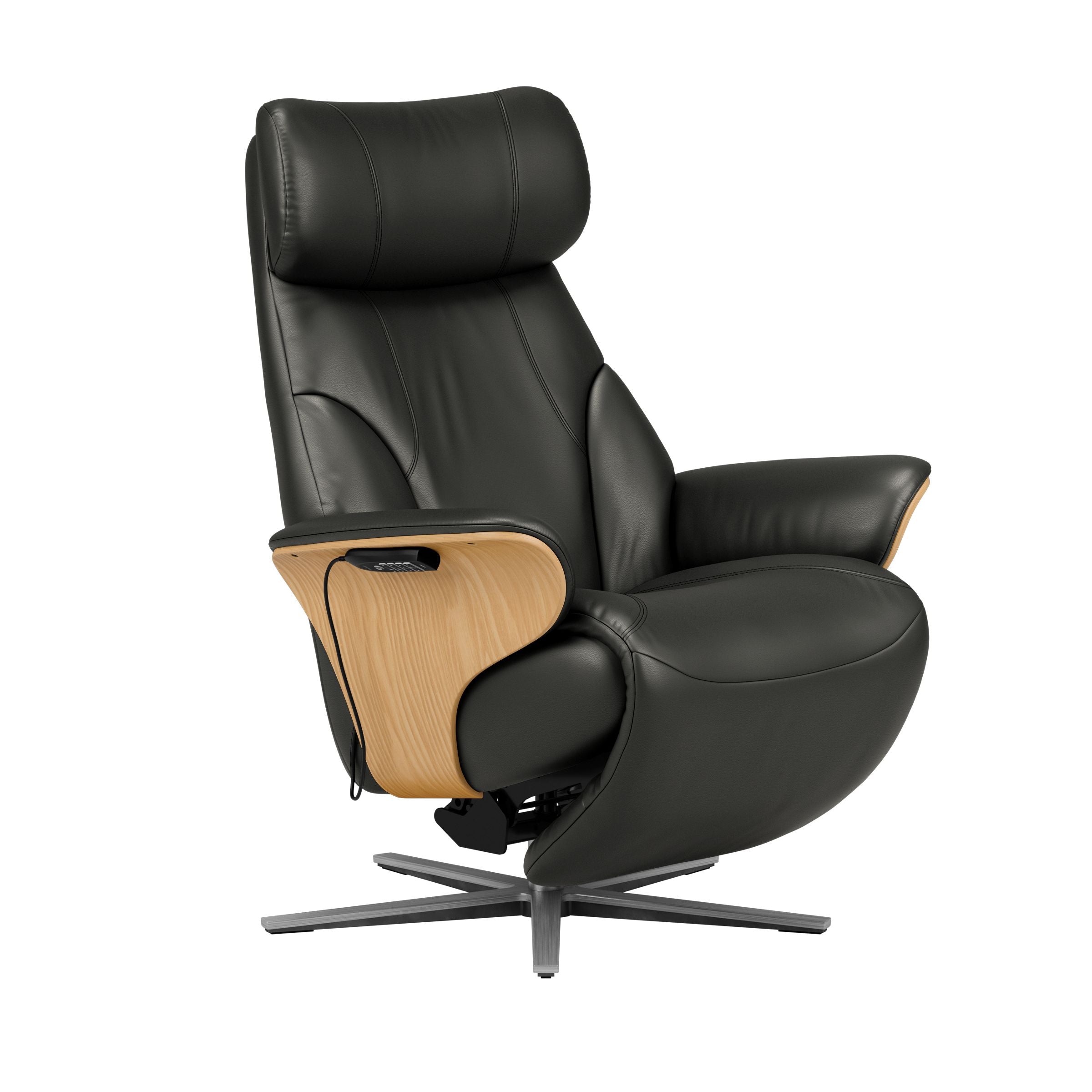 Stressless® Adam Power lænestol med indbygget fodskammel, Sirius stel – Paloma læder – billede 6