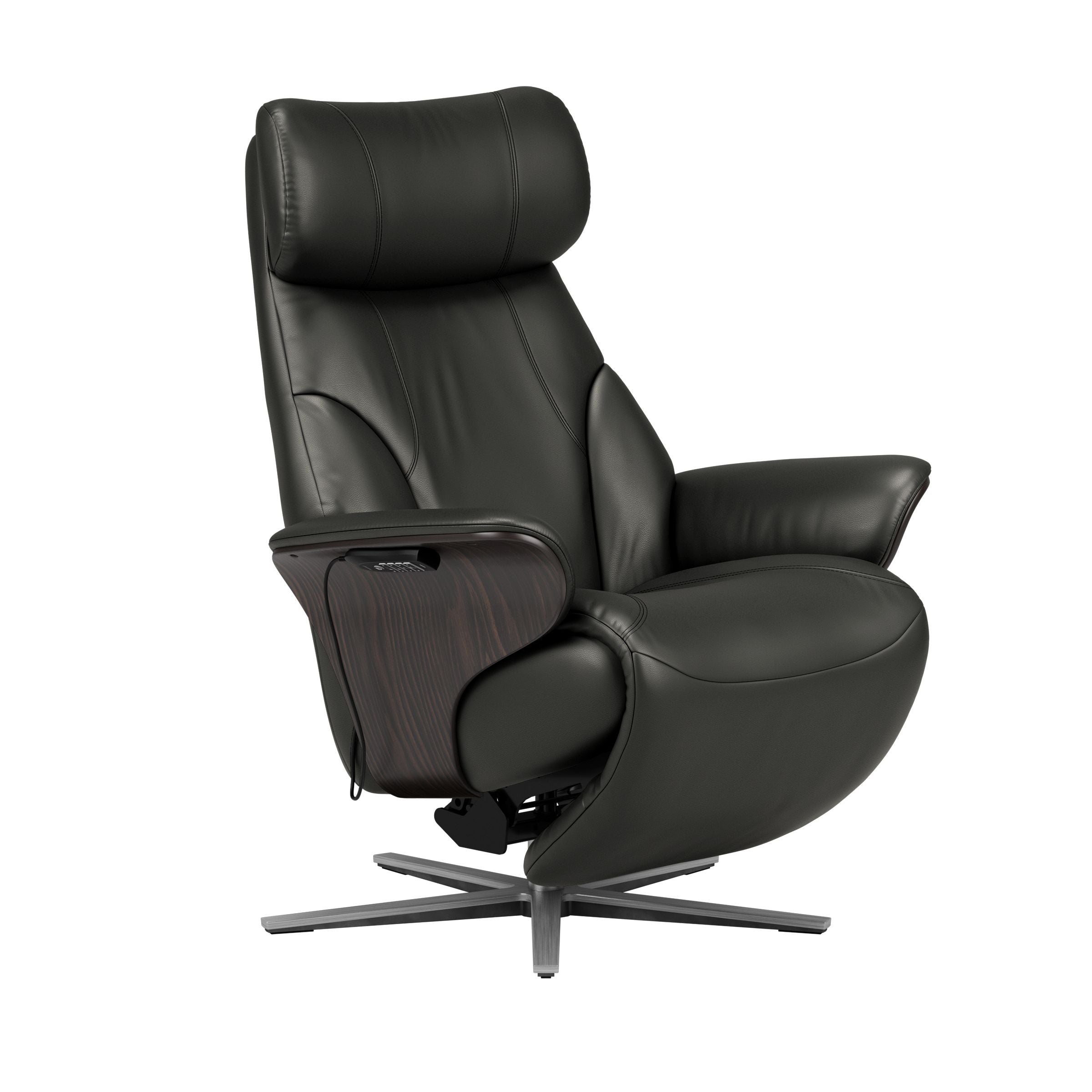 Stressless® Adam Power lænestol med indbygget fodskammel, Sirius stel – Paloma læder – billede 5