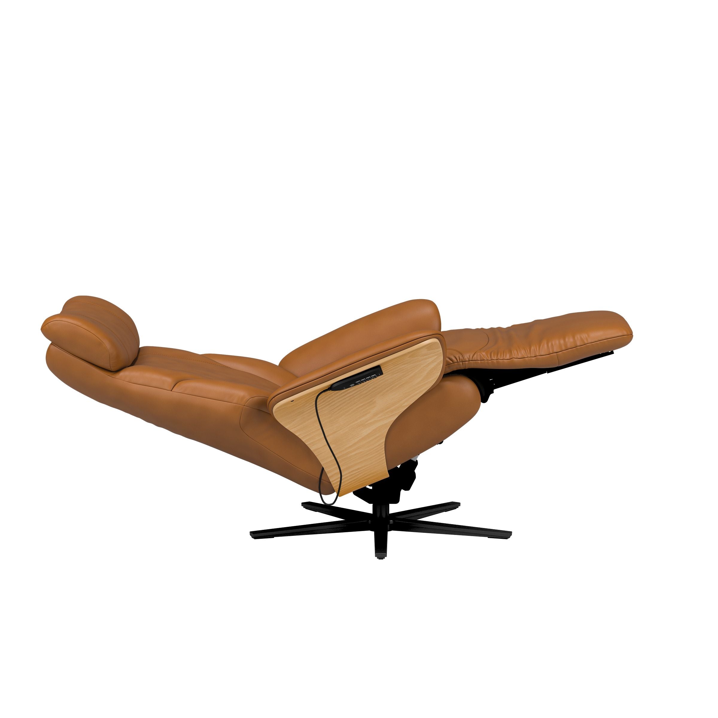 Stressless® Adam Power lænestol med indbygget fodskammel, Sirius stel – Paloma læder – billede 15