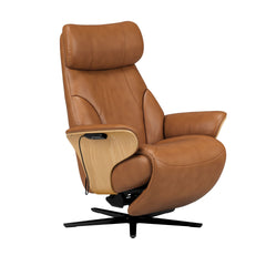 Stressless® Adam Power lænestol med indbygget fodskammel, Sirius stel – Paloma læder – billede 4