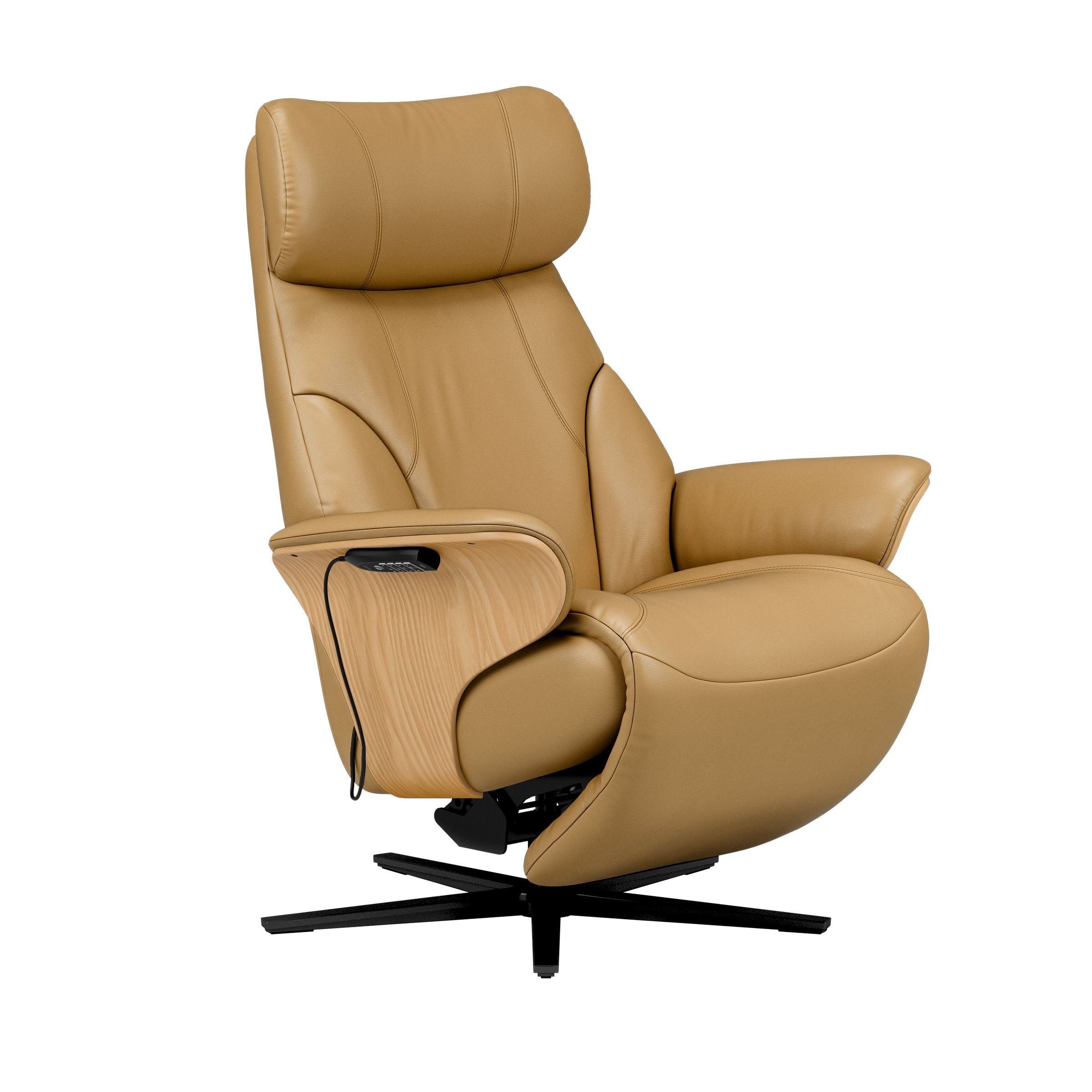 Stressless® Adam Power lænestol med indbygget fodskammel, Sirius stel – Paloma læder – billede 12