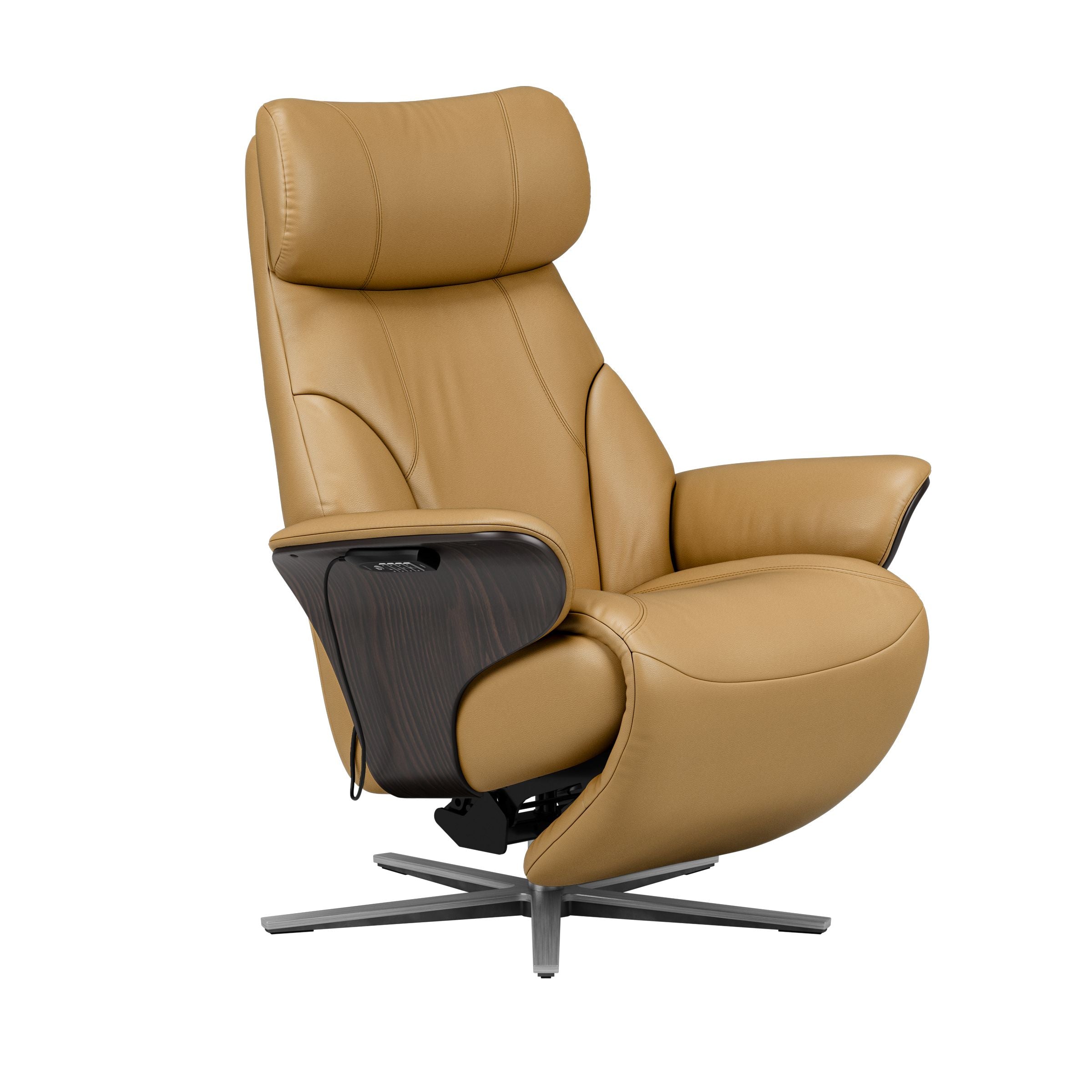 Stressless® Adam Power lænestol med indbygget fodskammel, Sirius stel – Paloma læder – billede 9
