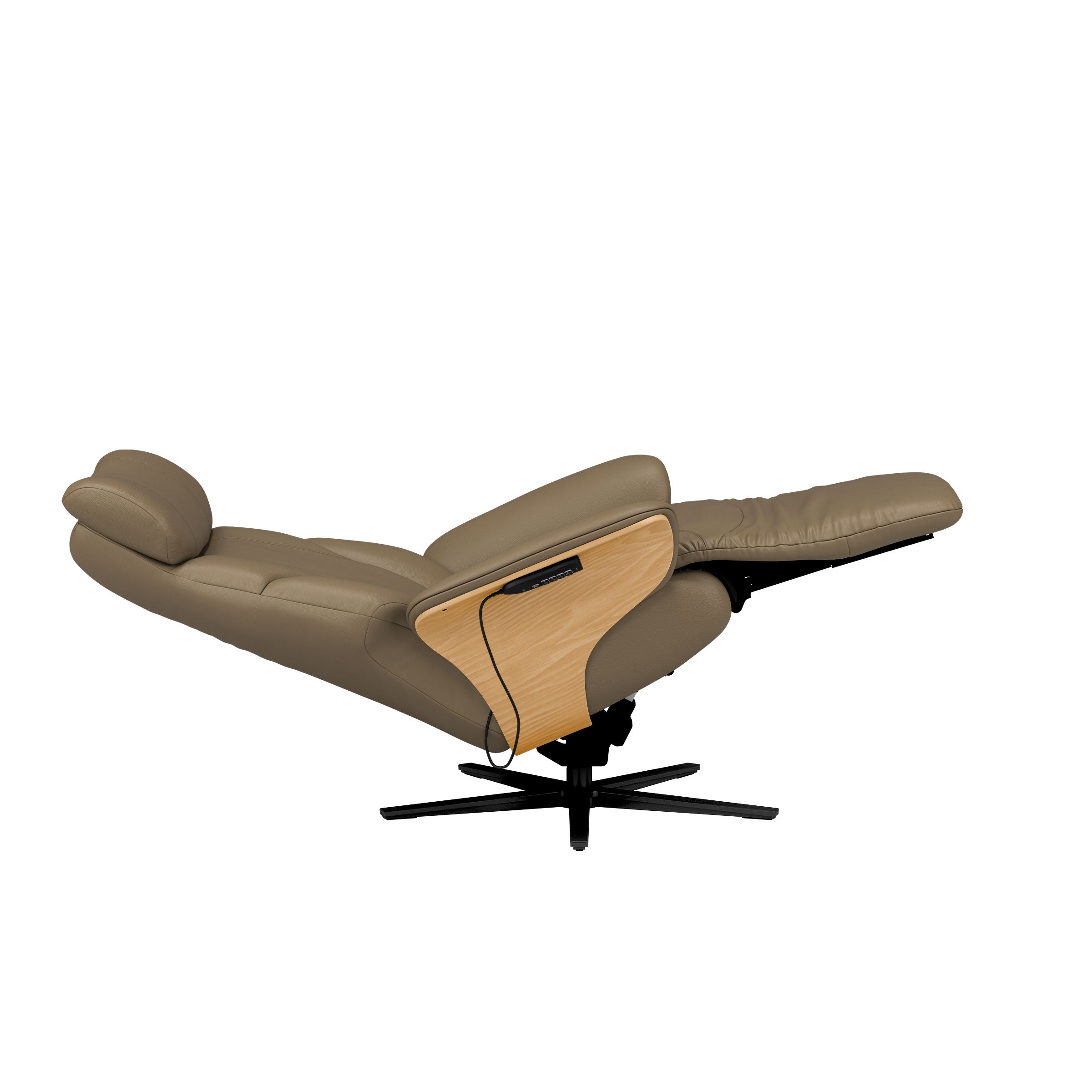 Stressless® Adam Power lænestol med indbygget fodskammel, Sirius stel – Velaro læder – billede 15