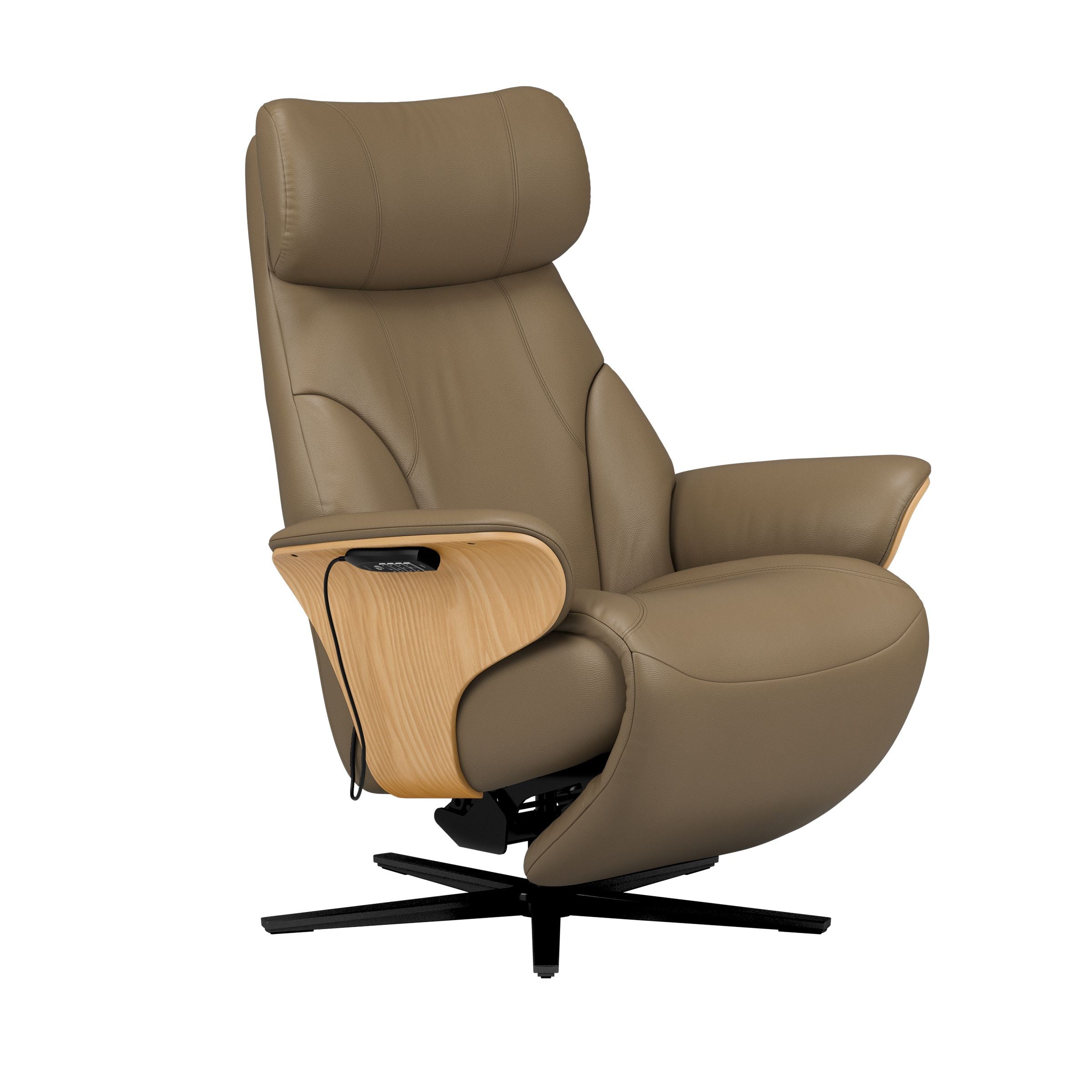 Stressless® Adam Power lænestol med indbygget fodskammel, Sirius stel – Velaro læder – billede 4
