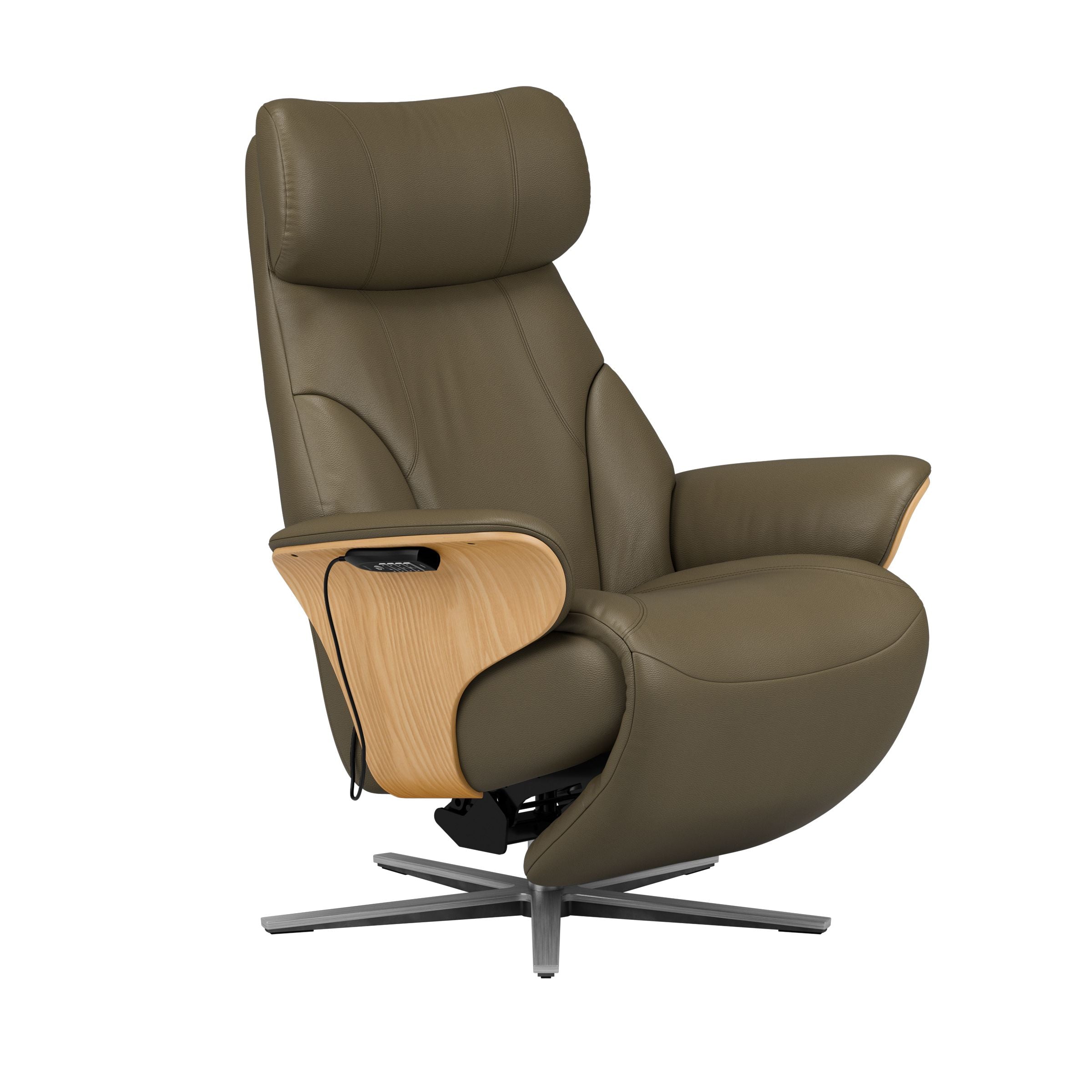 Stressless® Adam Power lænestol med indbygget fodskammel, Sirius stel – Velaro læder – billede 6