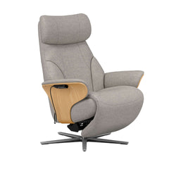 Stressless® Adam Power lænestol med indbygget fodskammel, Sirius stel – Clover stof – billede 2