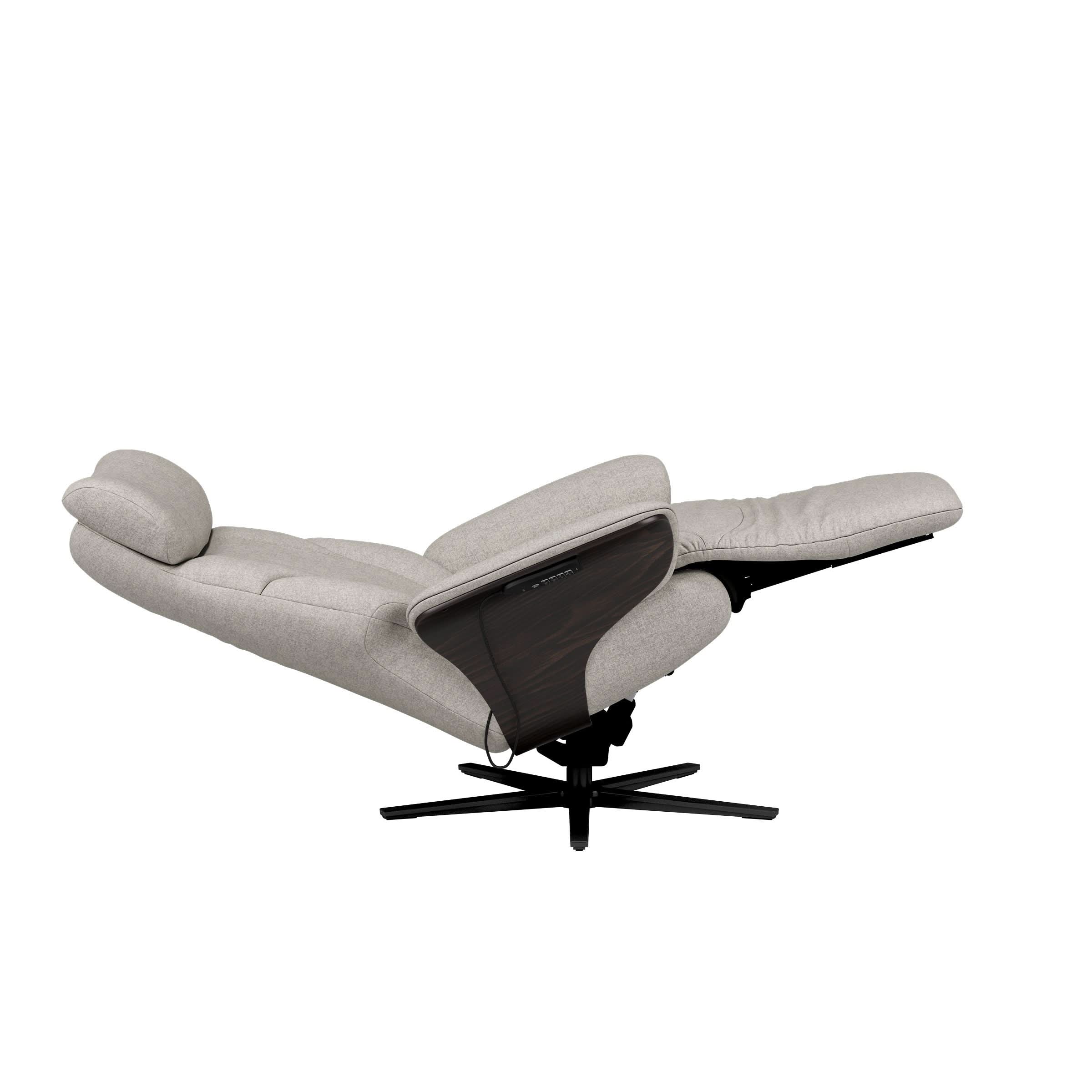 Stressless® Adam Power lænestol med indbygget fodskammel, Sirius stel – Clover stof – billede 35