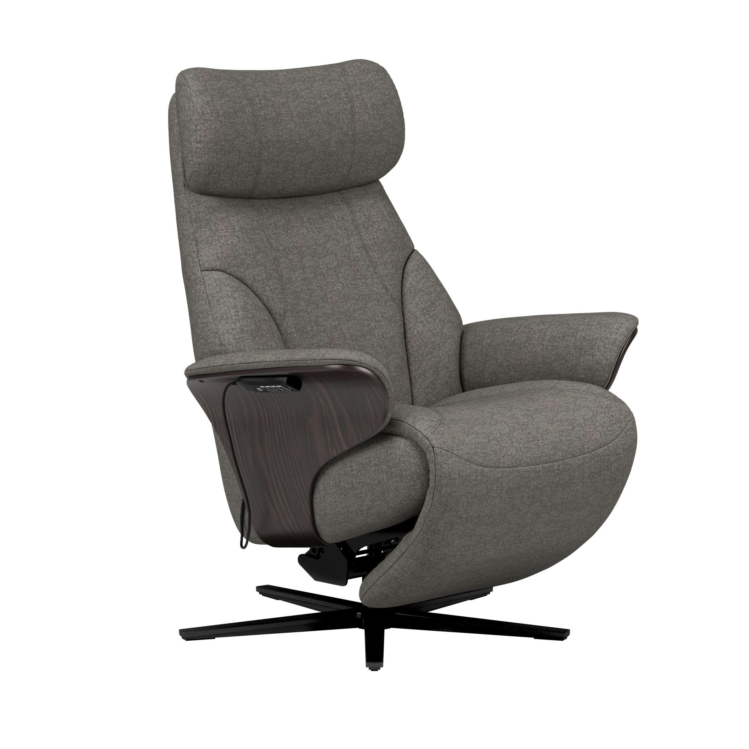 Stressless® Adam Power lænestol med indbygget fodskammel, Sirius stel – Clover stof – billede 27