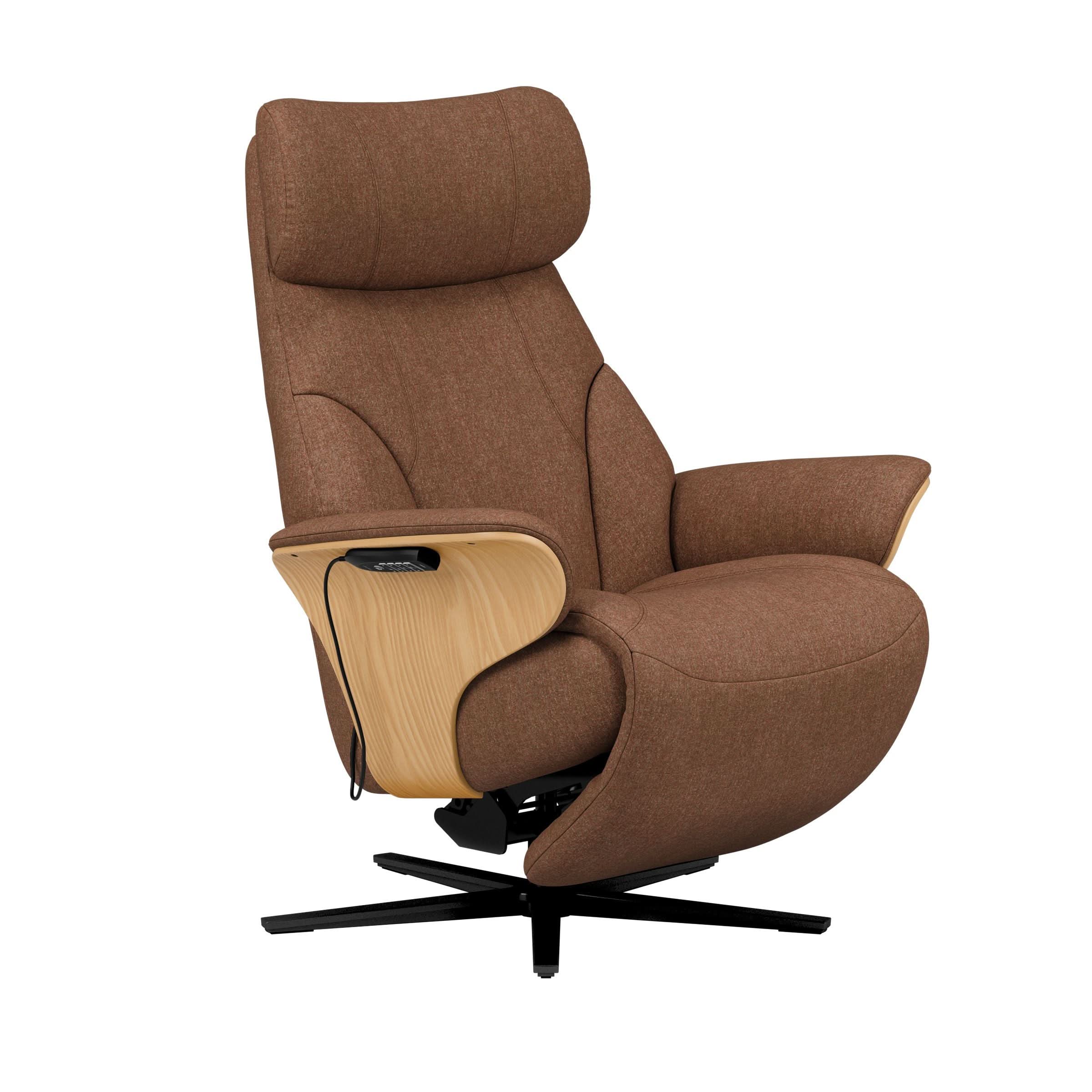 Stressless® Adam Power lænestol med indbygget fodskammel, Sirius stel – Clover stof – billede 16